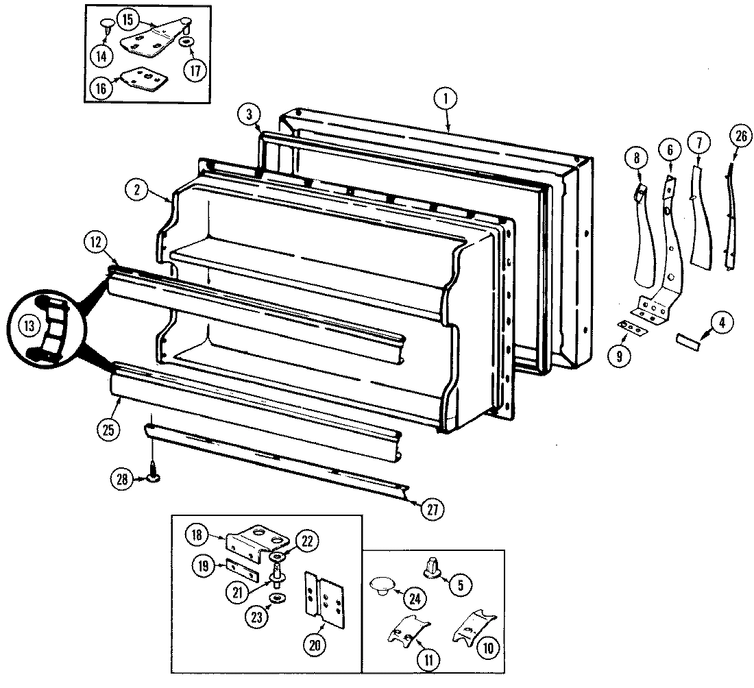 02 - FREEZER DOOR