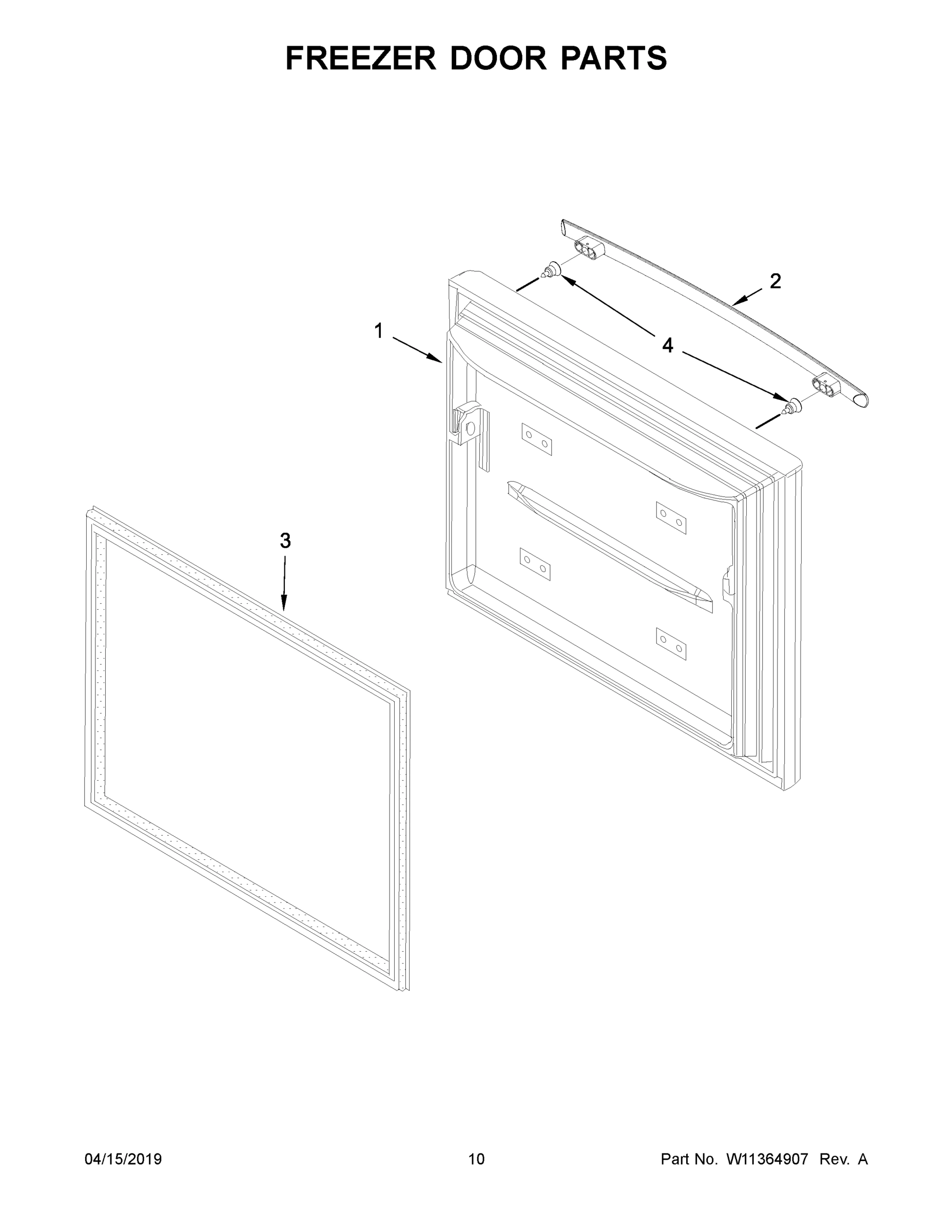 06 - FREEZER DOOR PARTS
