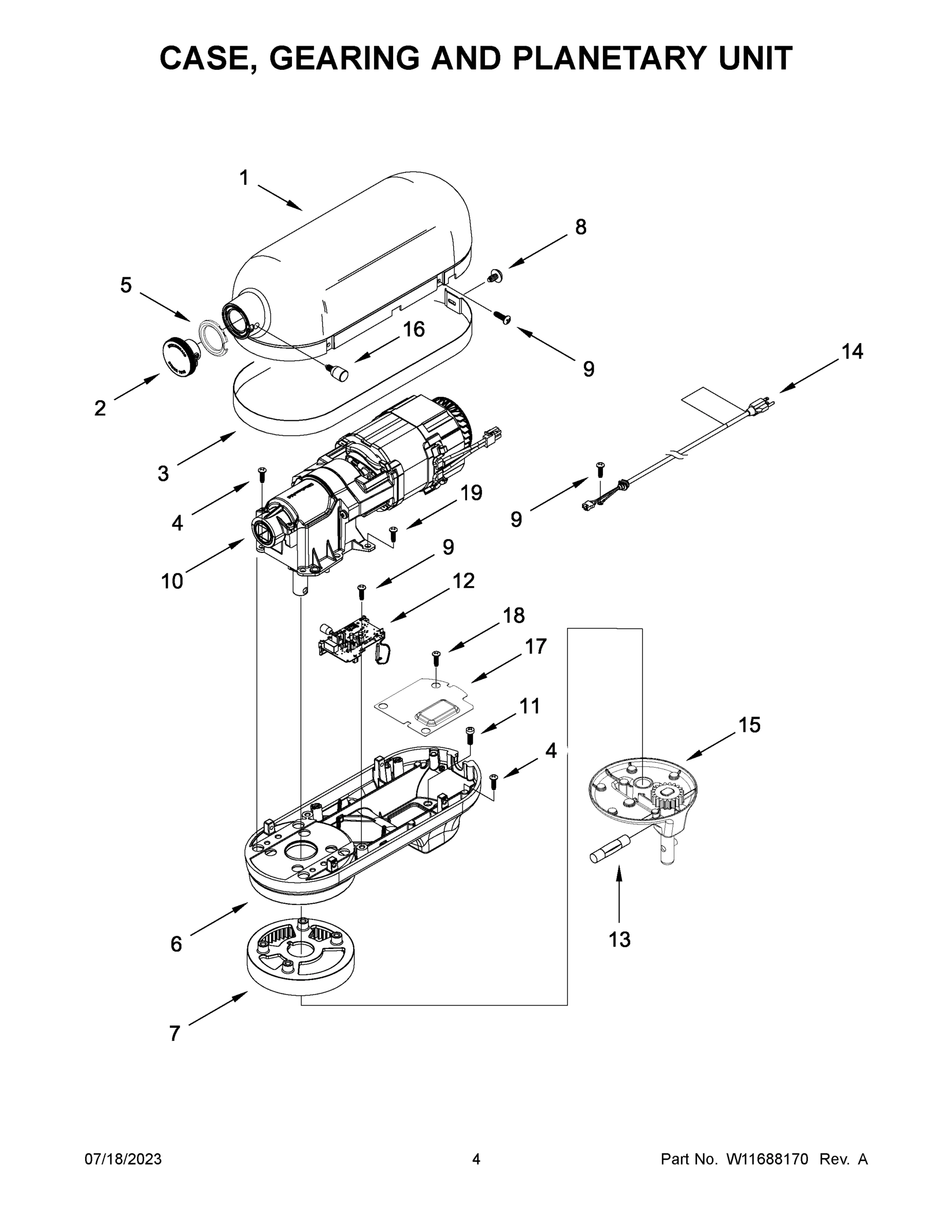 03 - CASE, GEARING AND PLANETARY UNIT