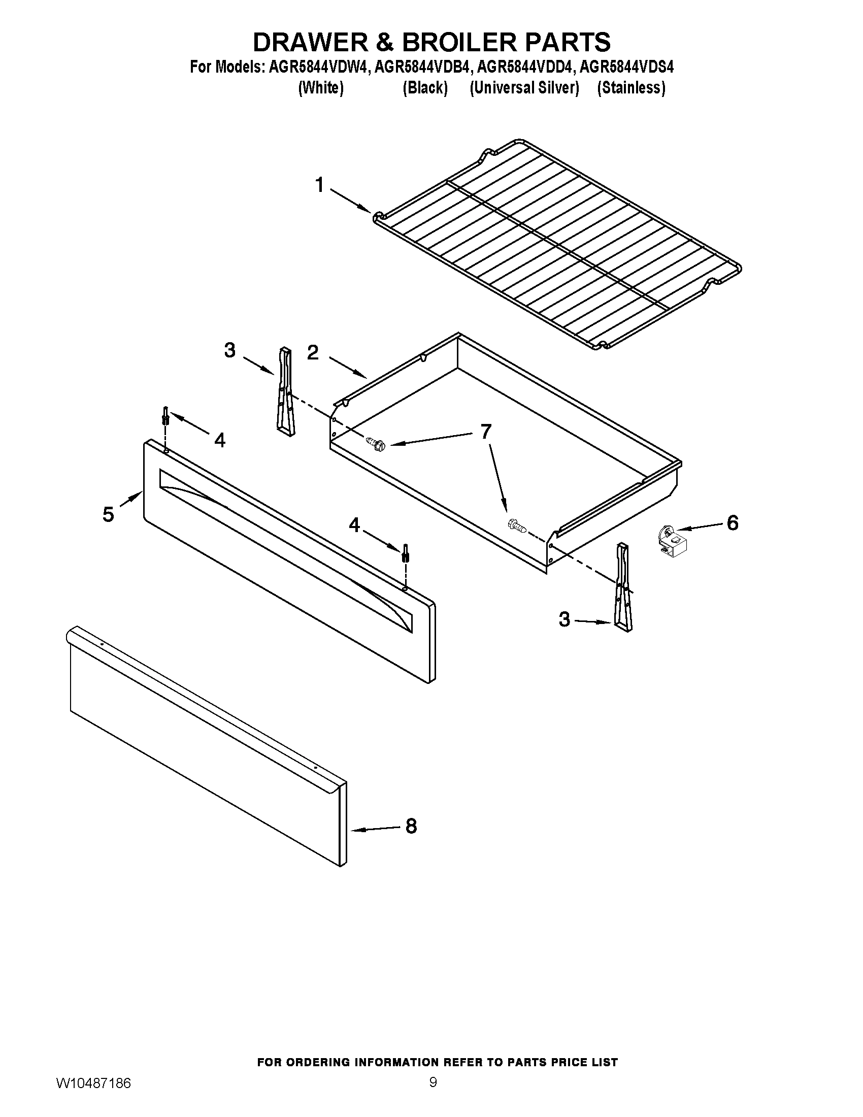 06 - DRAWER & BROILER PARTS