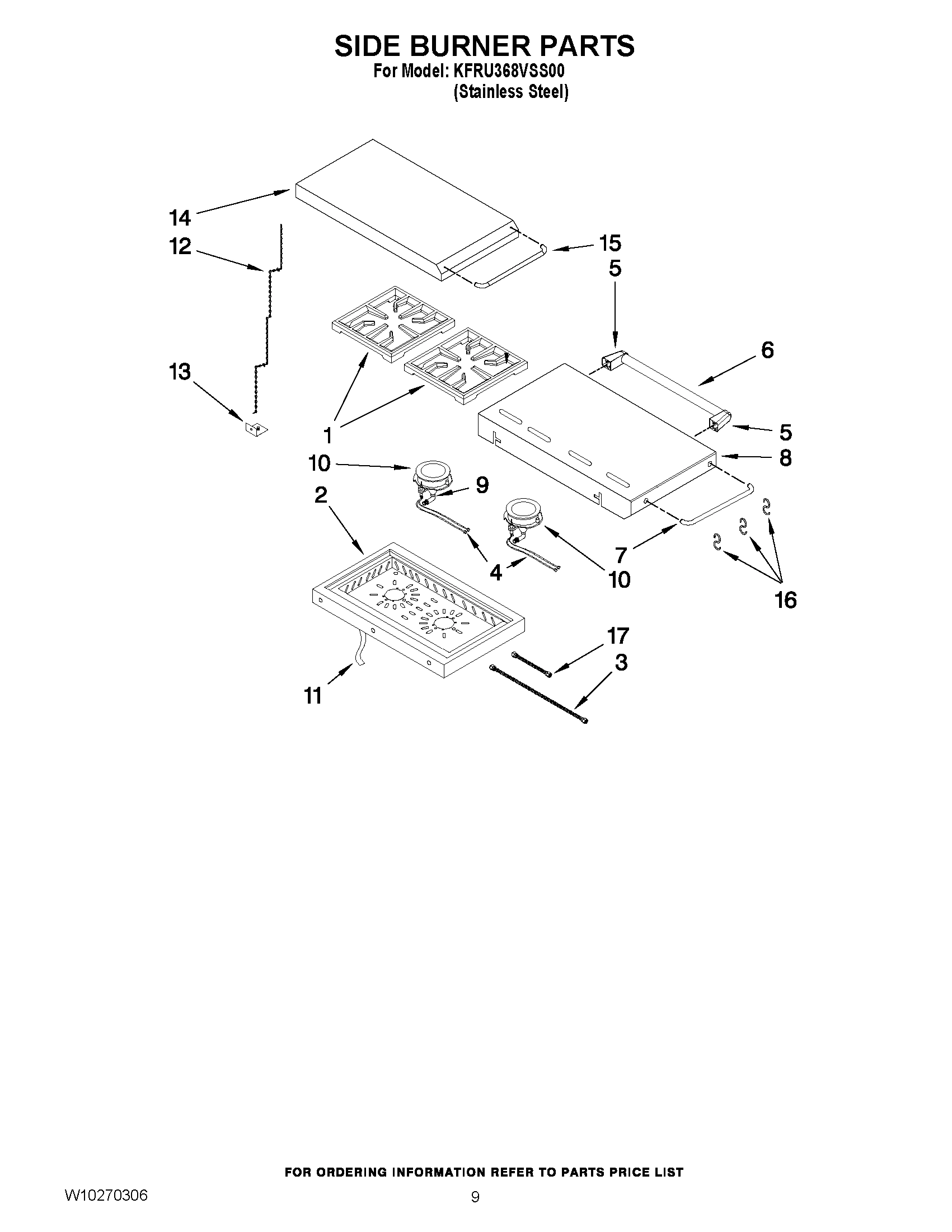 06 - SIDE BURNER PARTS
