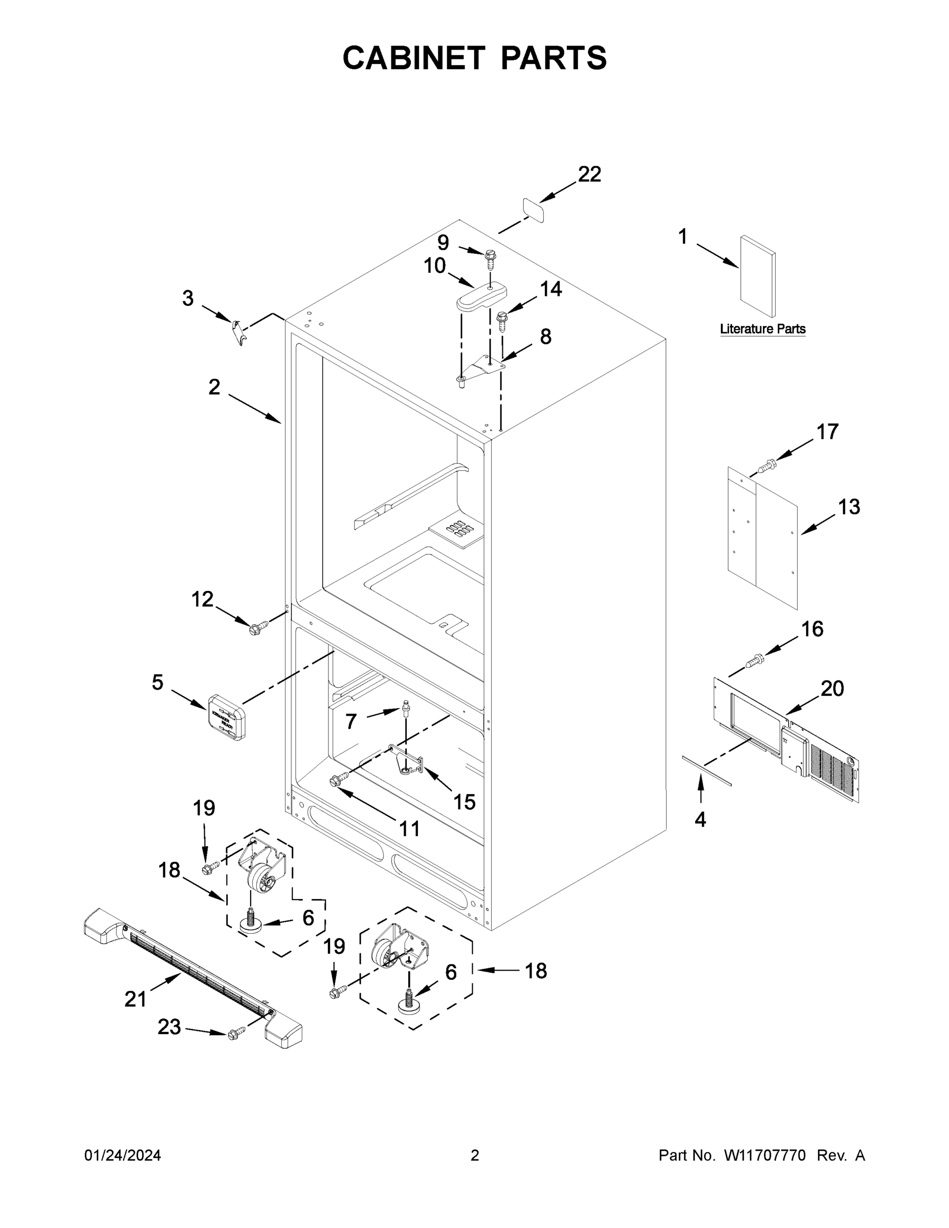 02 - CABINET PARTS