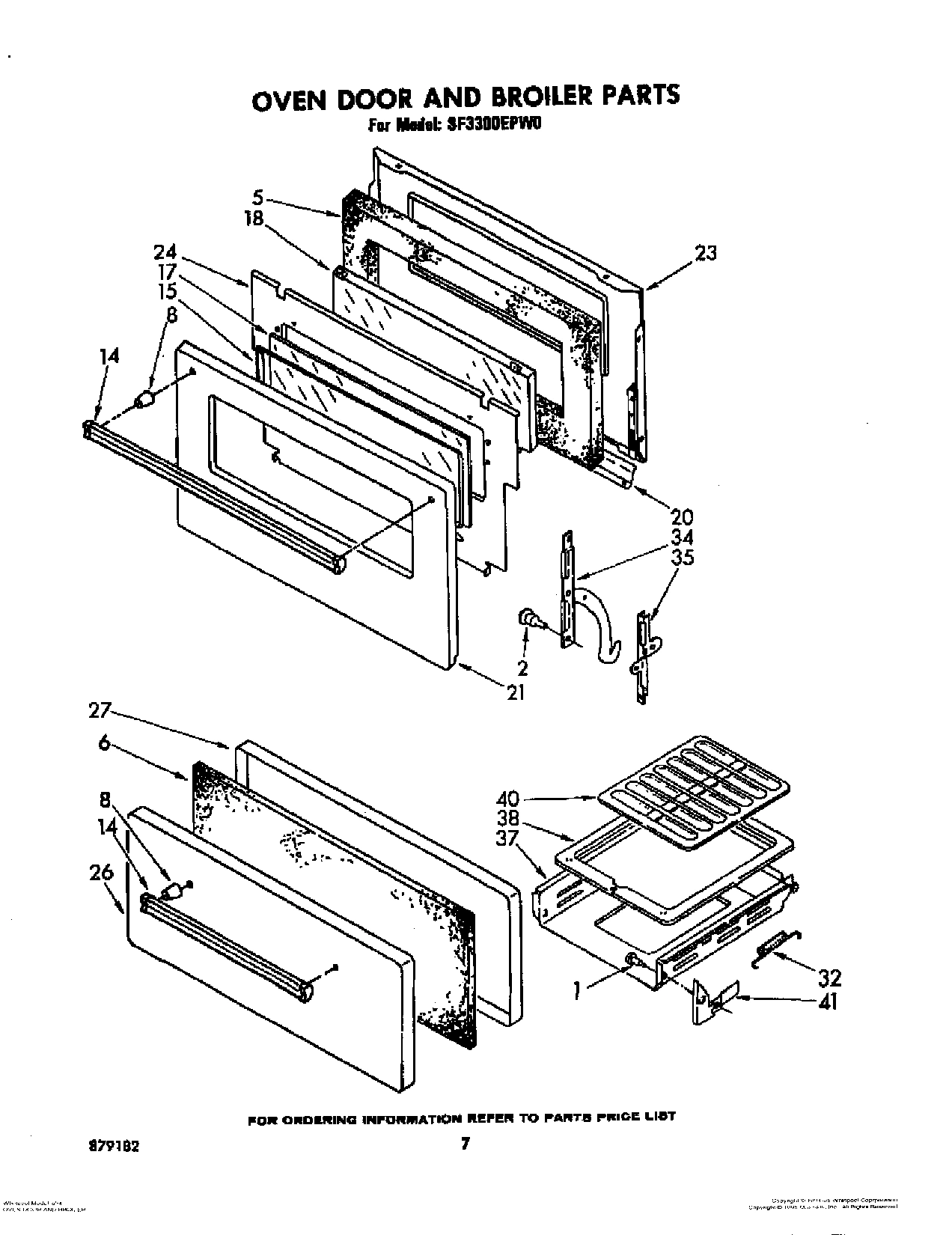 05 - OVEN DOOR AND BROILER