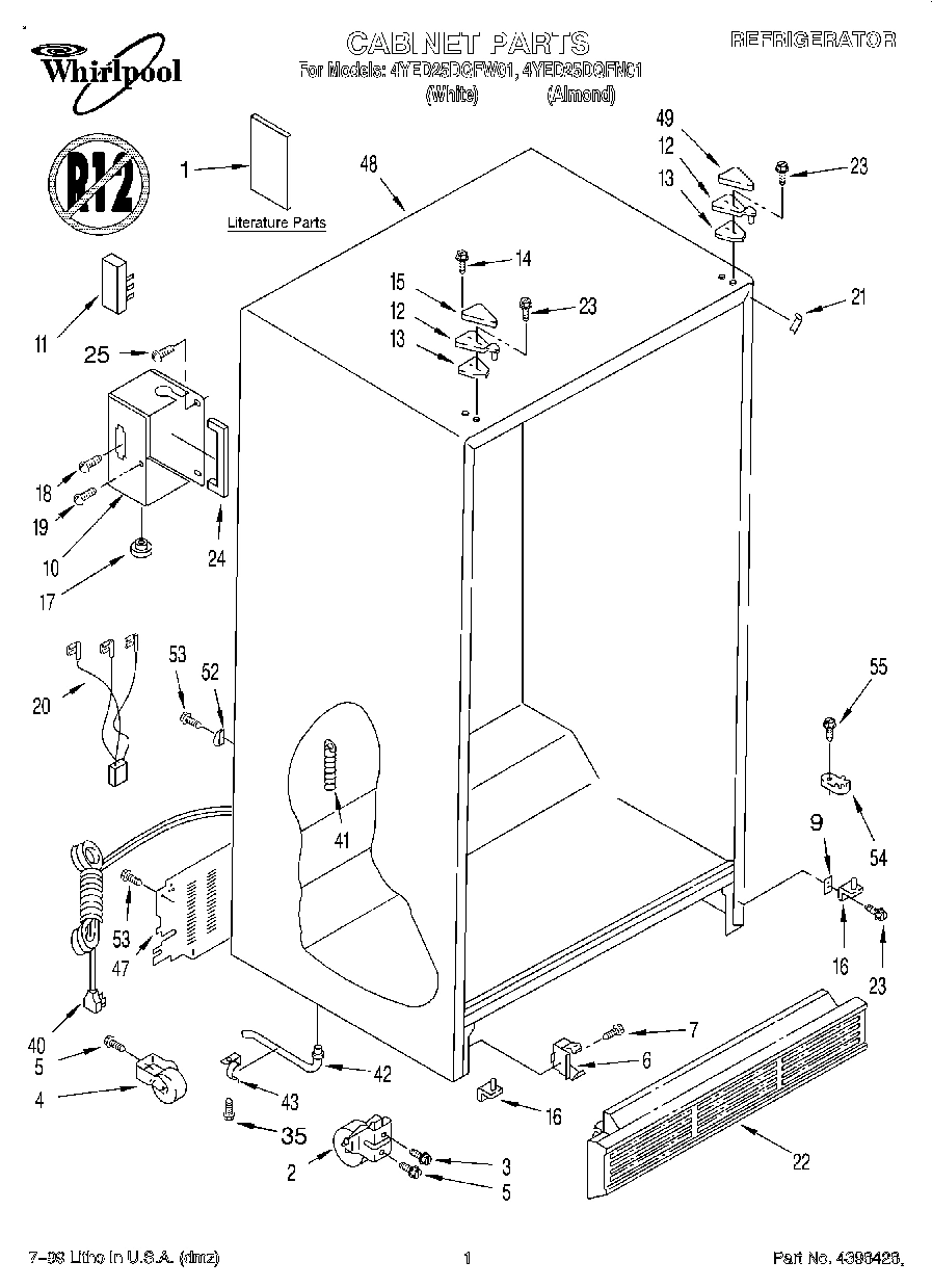 01 - CABINET, LITERATURE