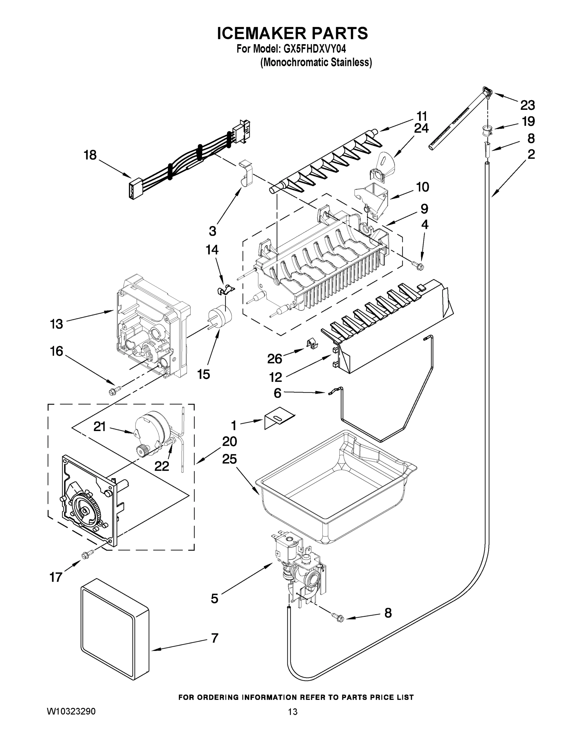 08 - ICEMAKER PARTS
