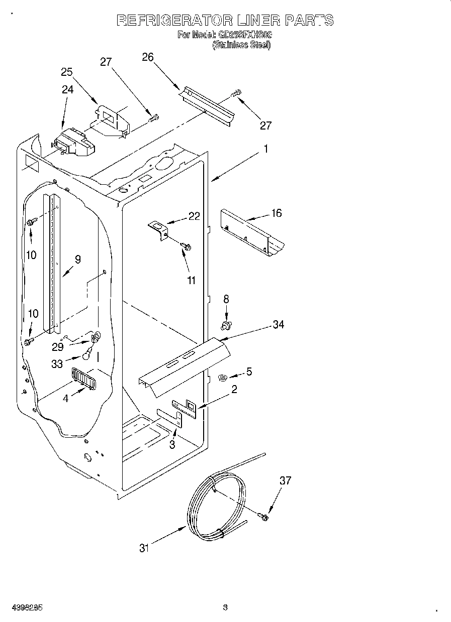 02 - REFRIGERATOR LINER