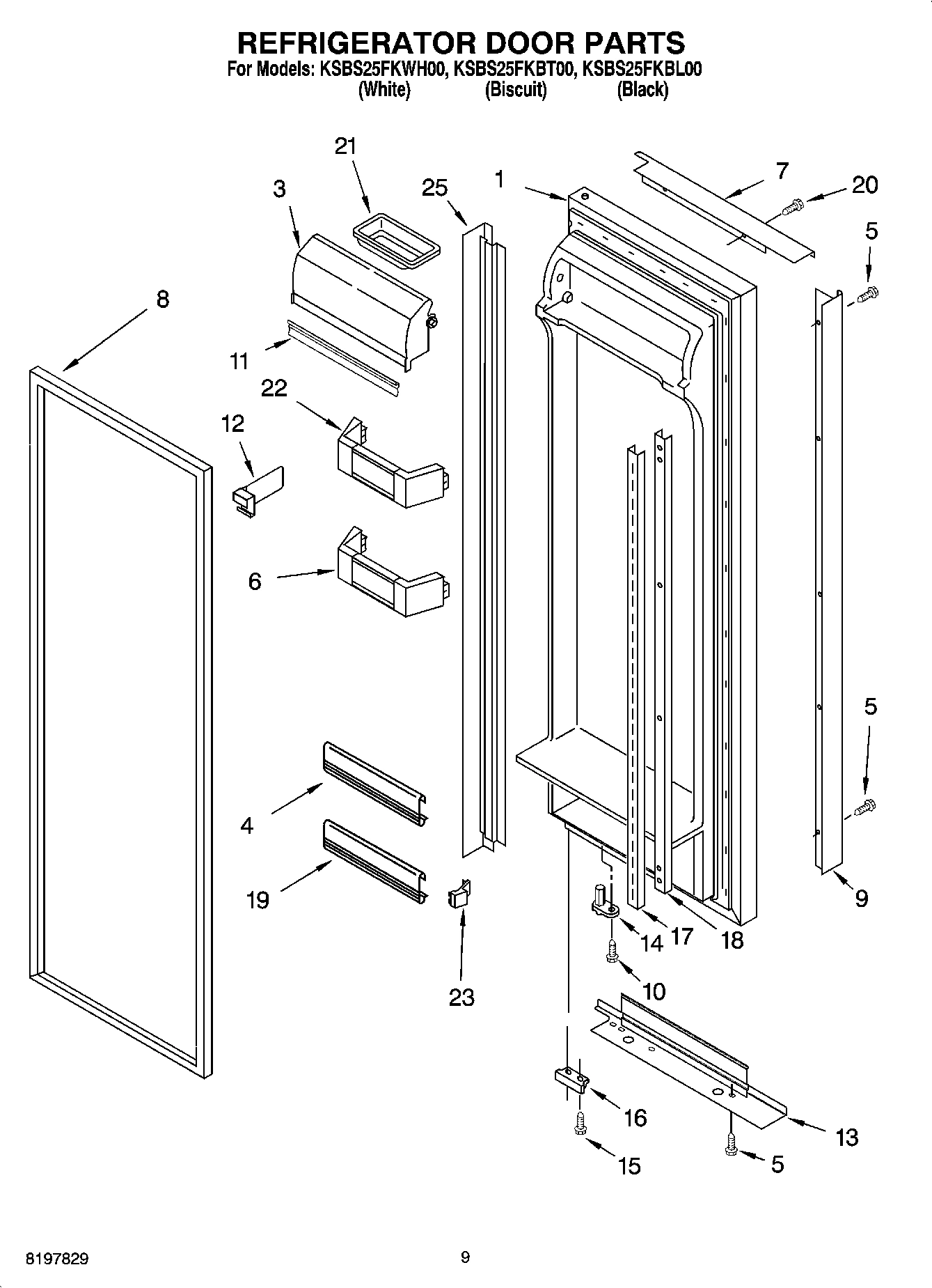 06 - REFRIGERATOR DOOR PARTS