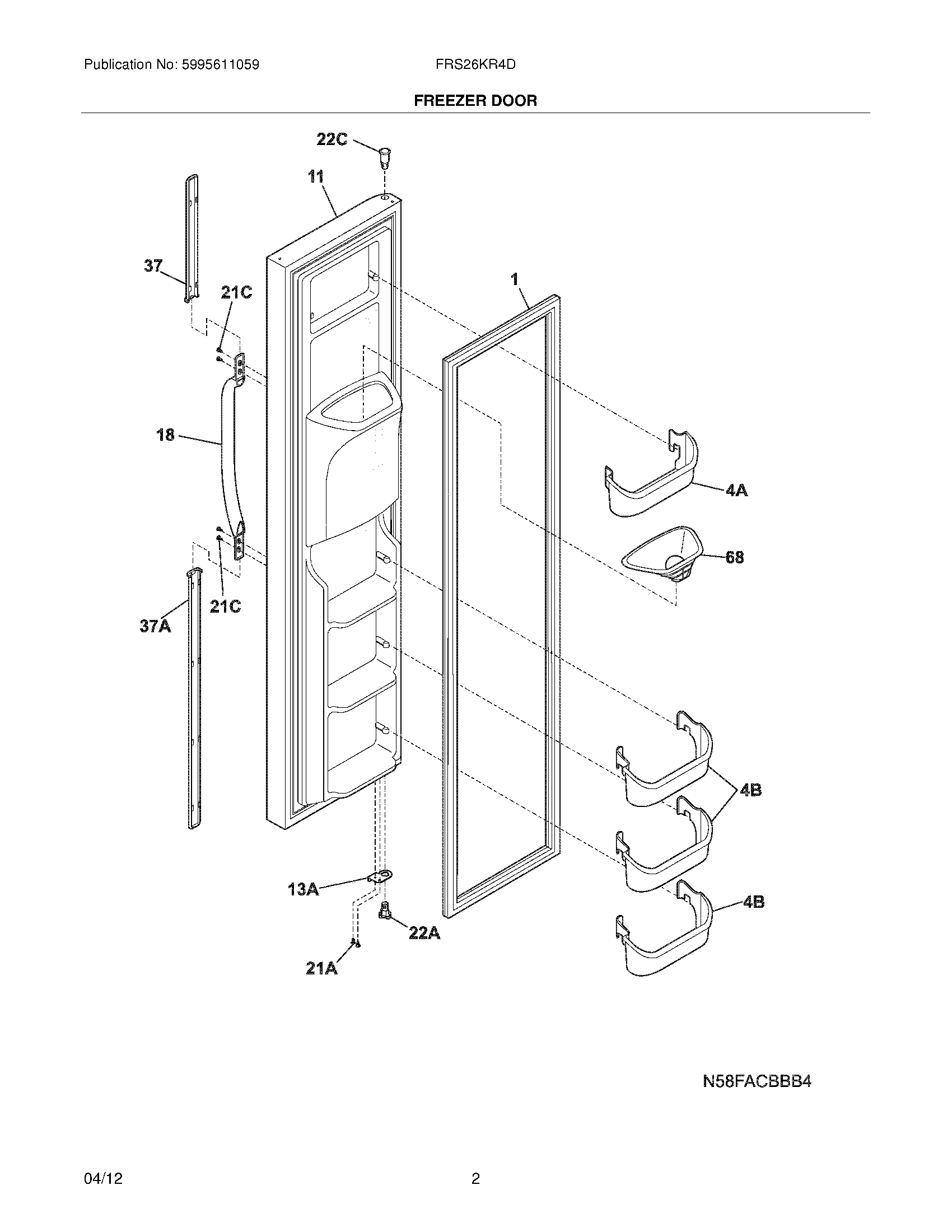 03 - FREEZER DOOR