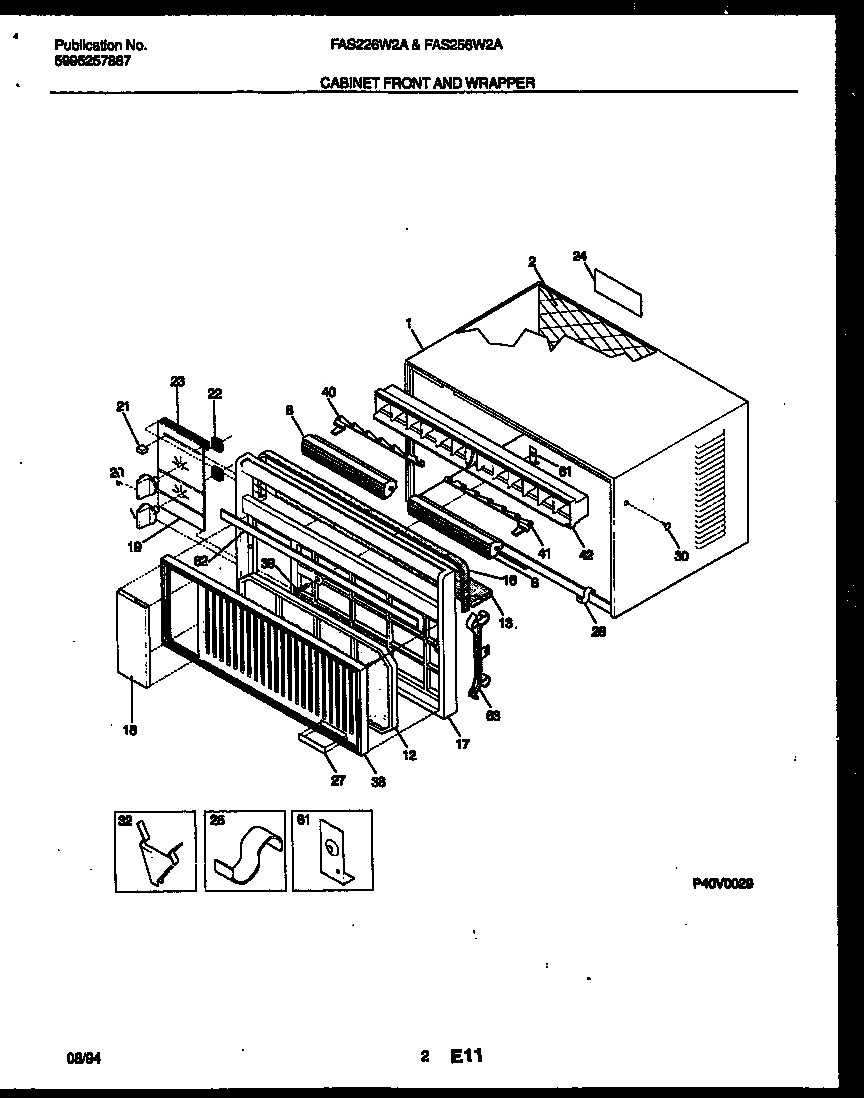 02 - CABINET FRONT AND WRAPPER