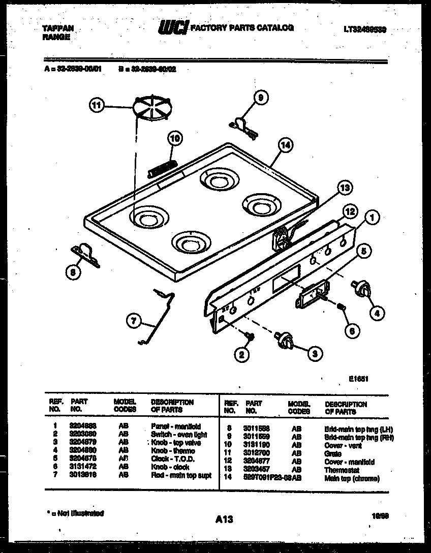 03 - COOKTOP PARTS