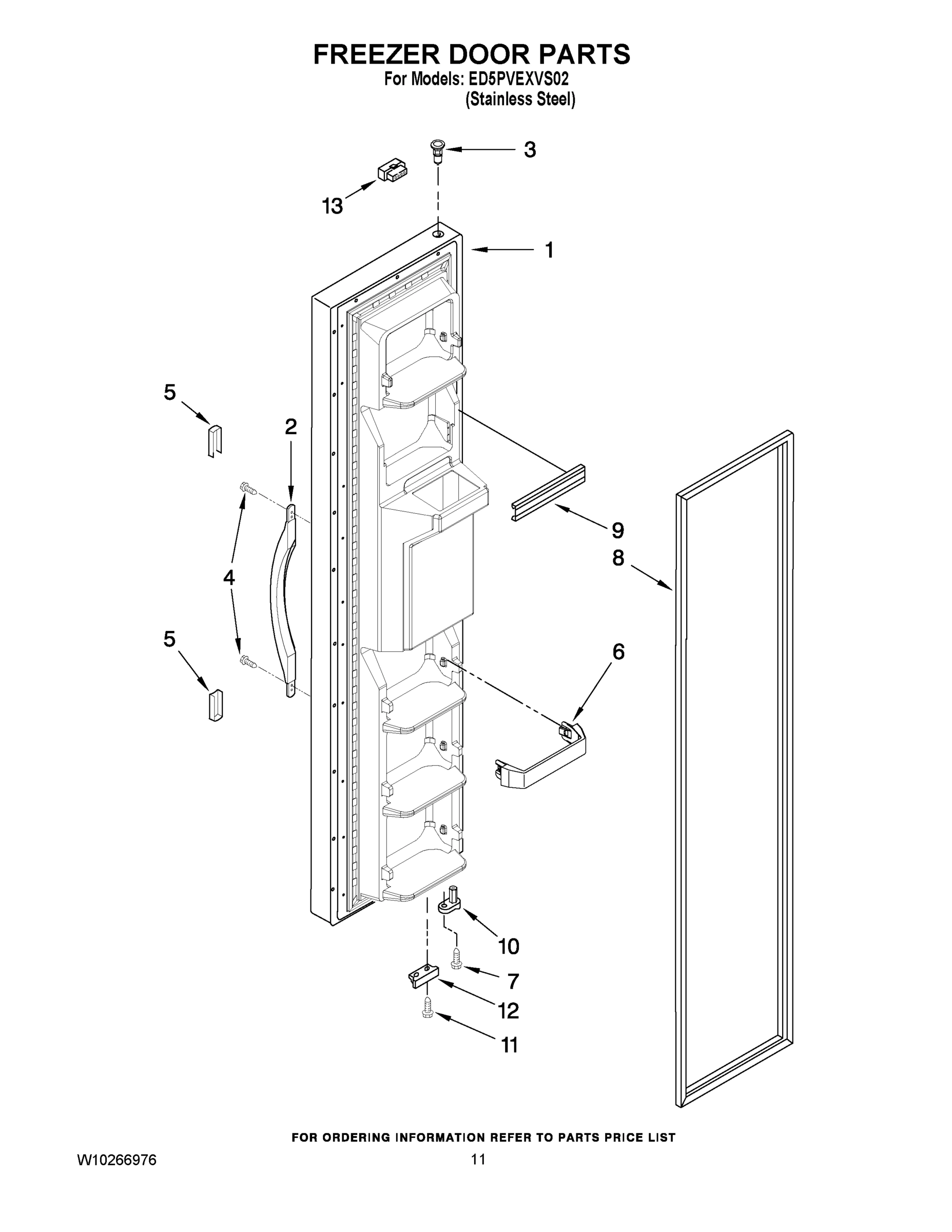 07 - FREEZER DOOR PARTS