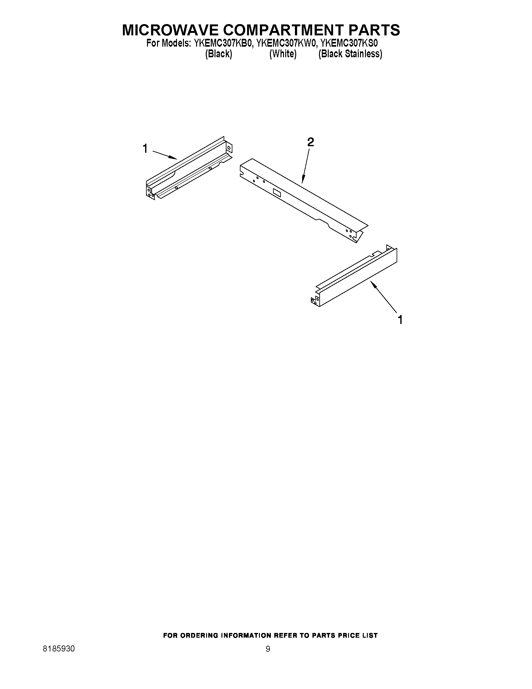 07 - MICROWAVE COMPARTMENT PARTS