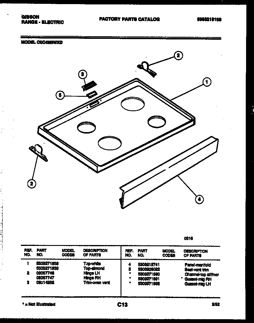 04 - COOKTOP PARTS