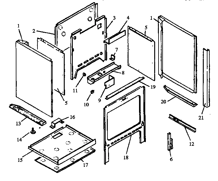 06 - OVEN CABINET ASSY
