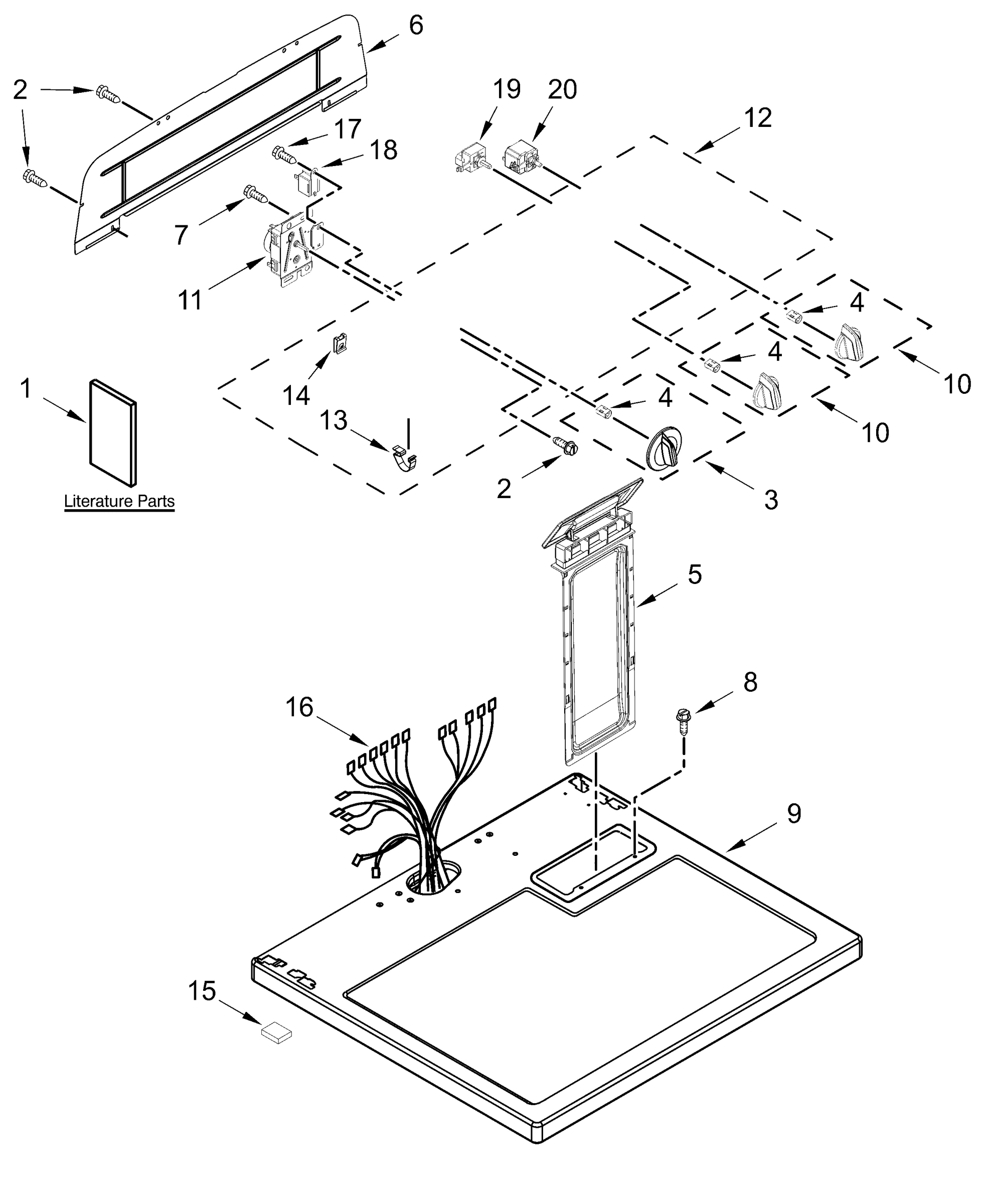 TOP AND CONSOLE PARTS