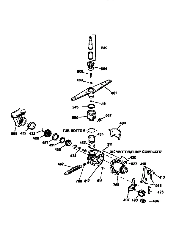 MOTOR PUMP MECHANISM