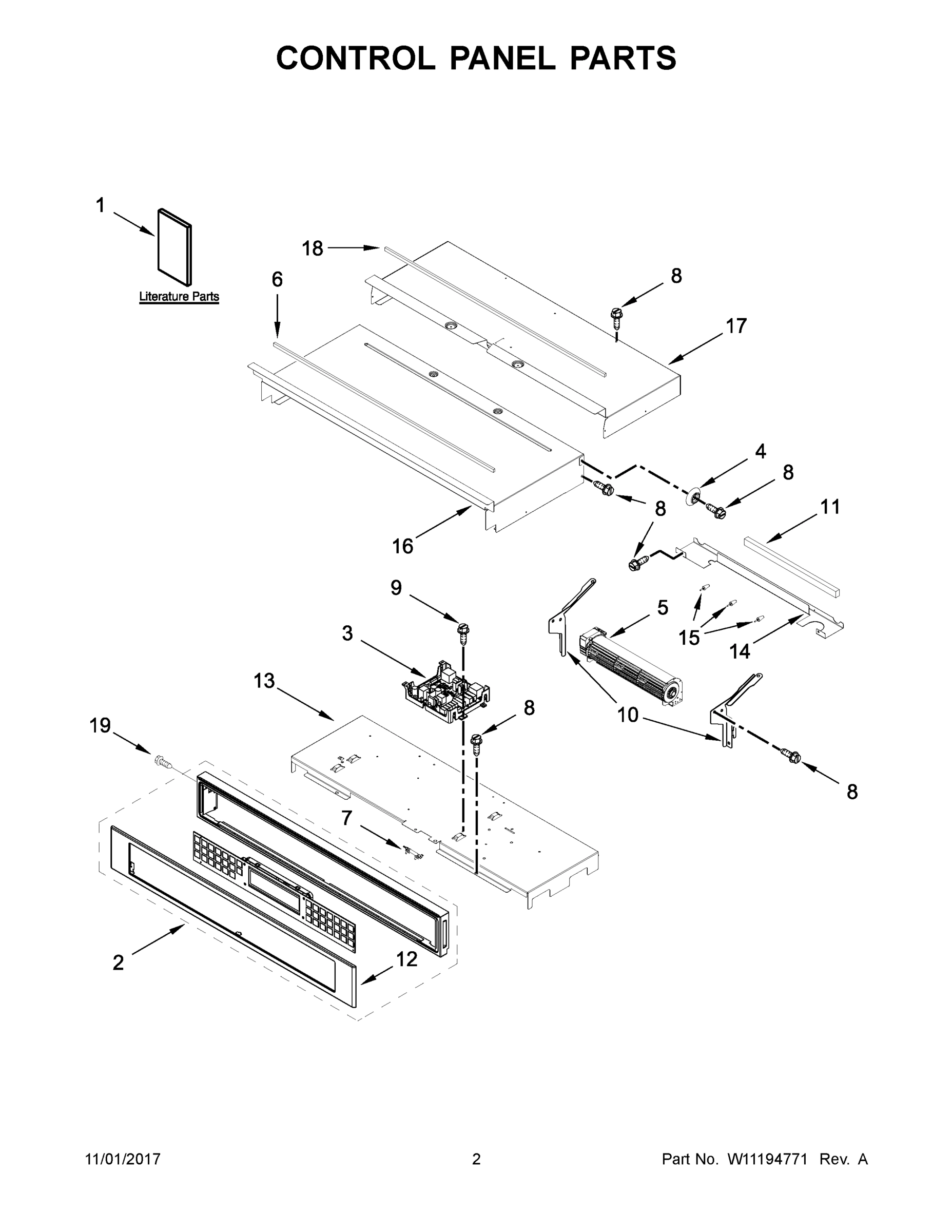 02 - CONTROL PANEL PARTS