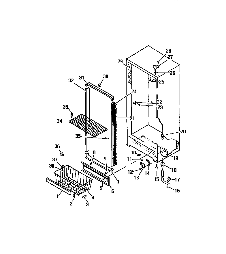 05 - CABINET HINGES, APRON, DOOR MOULDIN