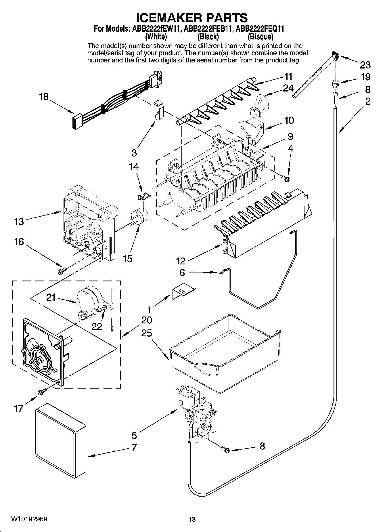 08 - ICEMAKER PARTS, OPTIONAL PARTS