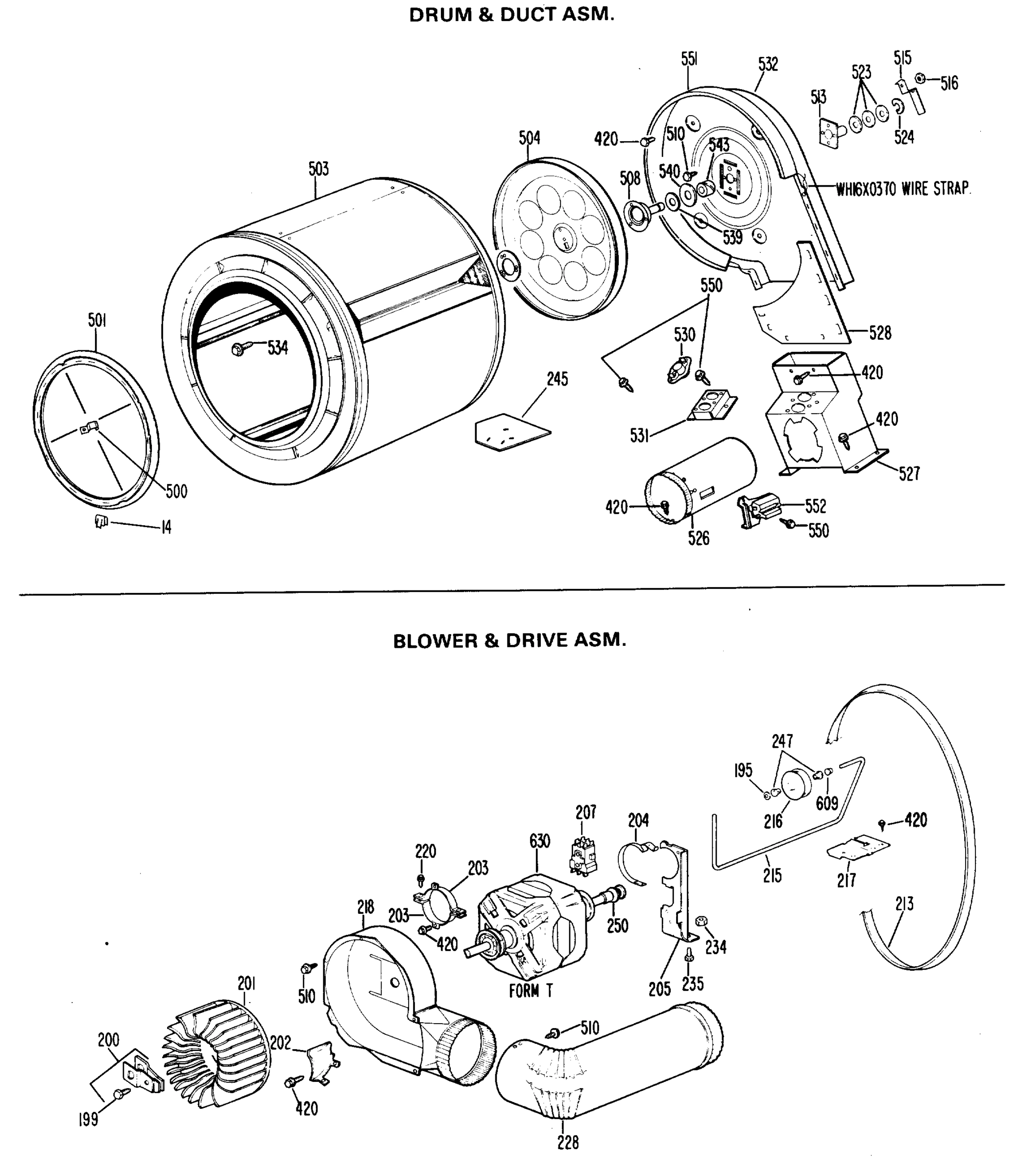 DRUM & DUCT ASSM.