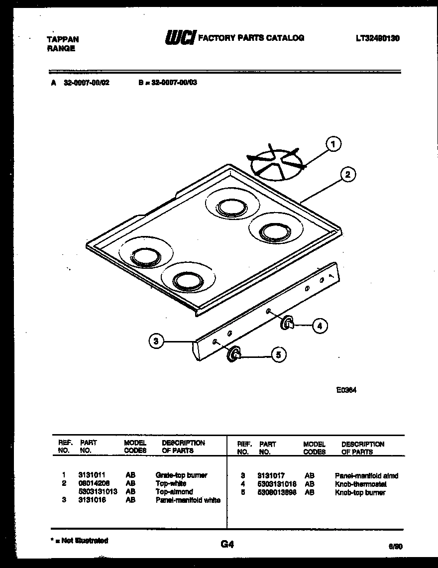 03 - COOKTOP PARTS