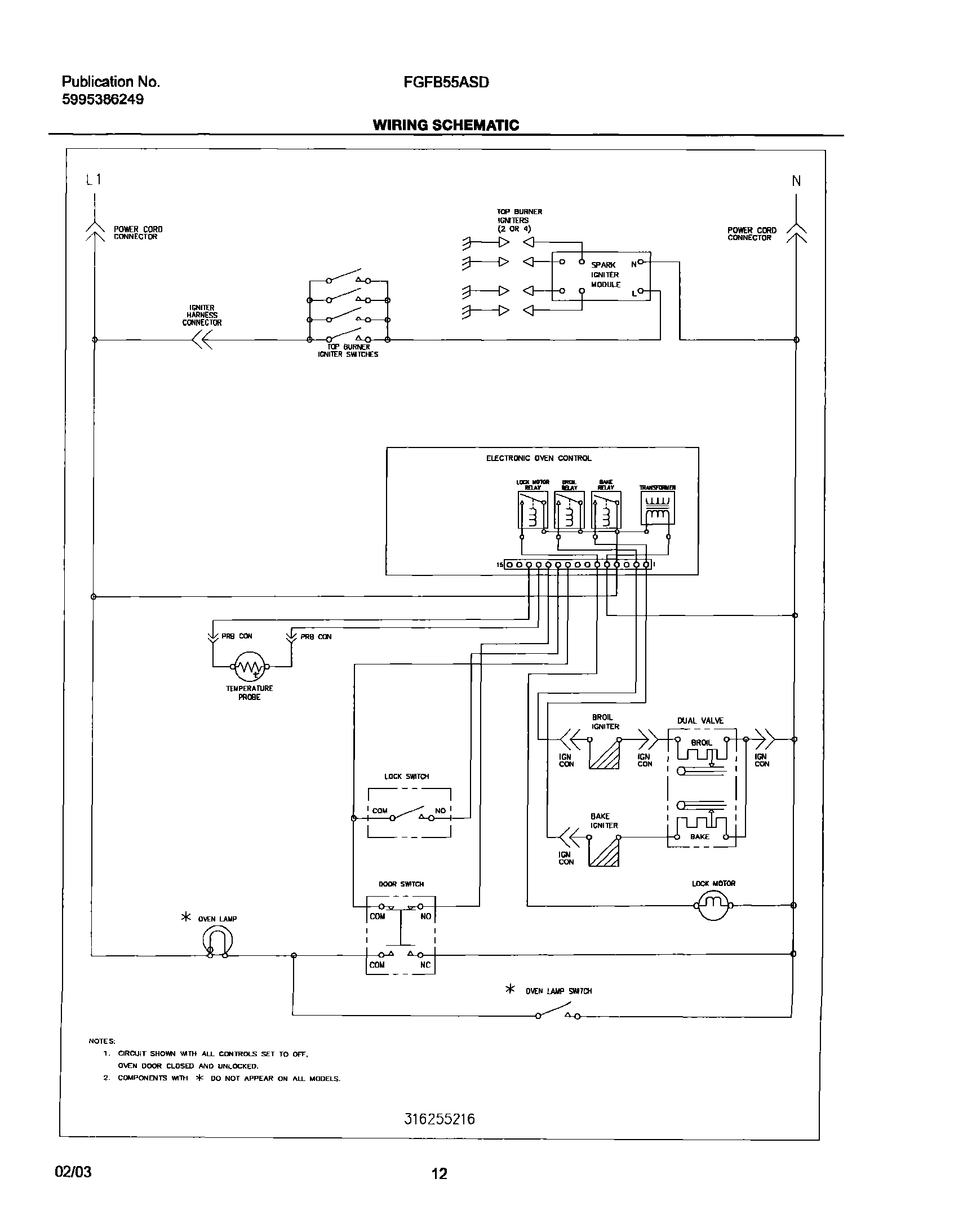 12 - WIRING SCHEMATIC