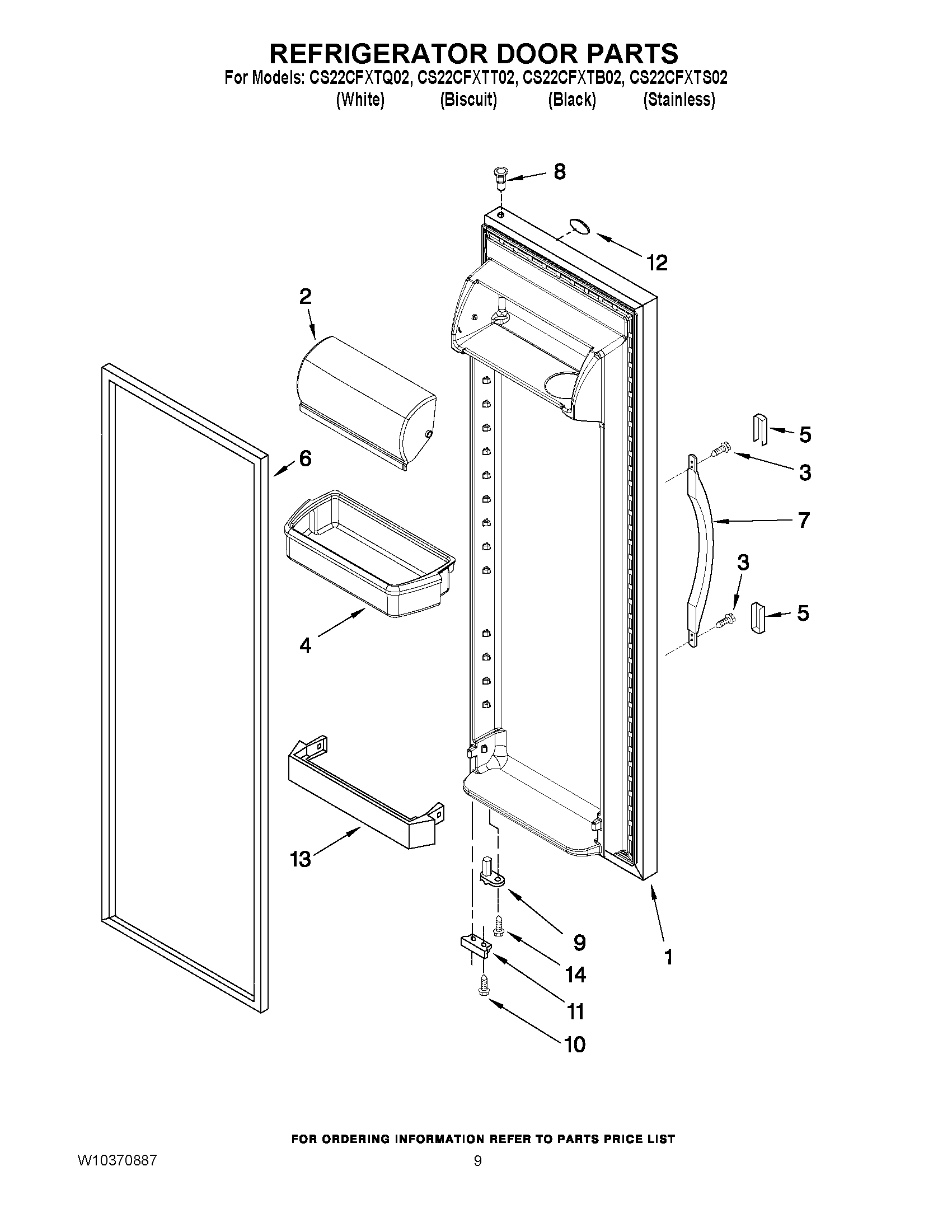 06 - REFRIGERATOR DOOR PARTS