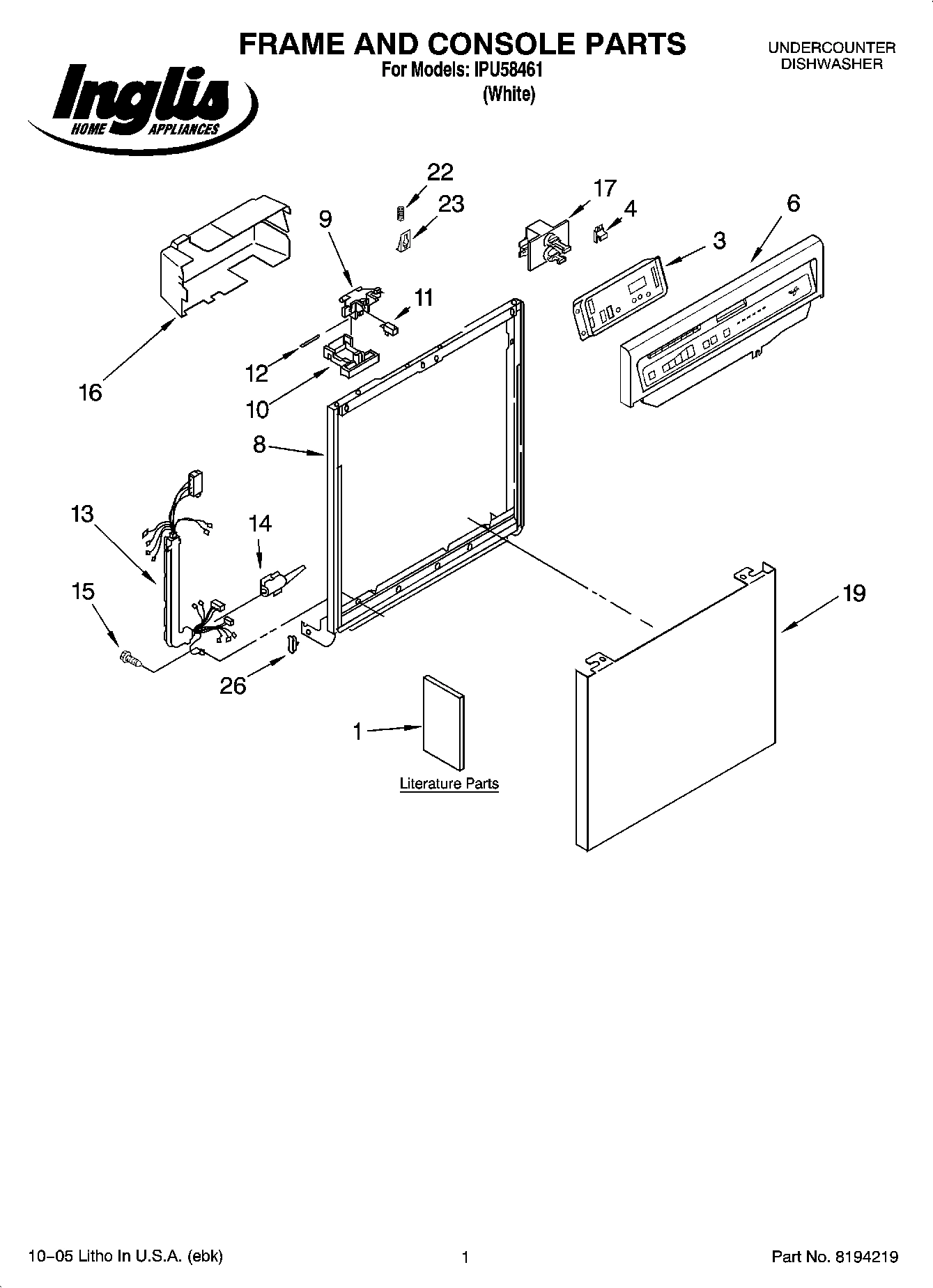 01 - FRAME AND CONSOLE PARTS