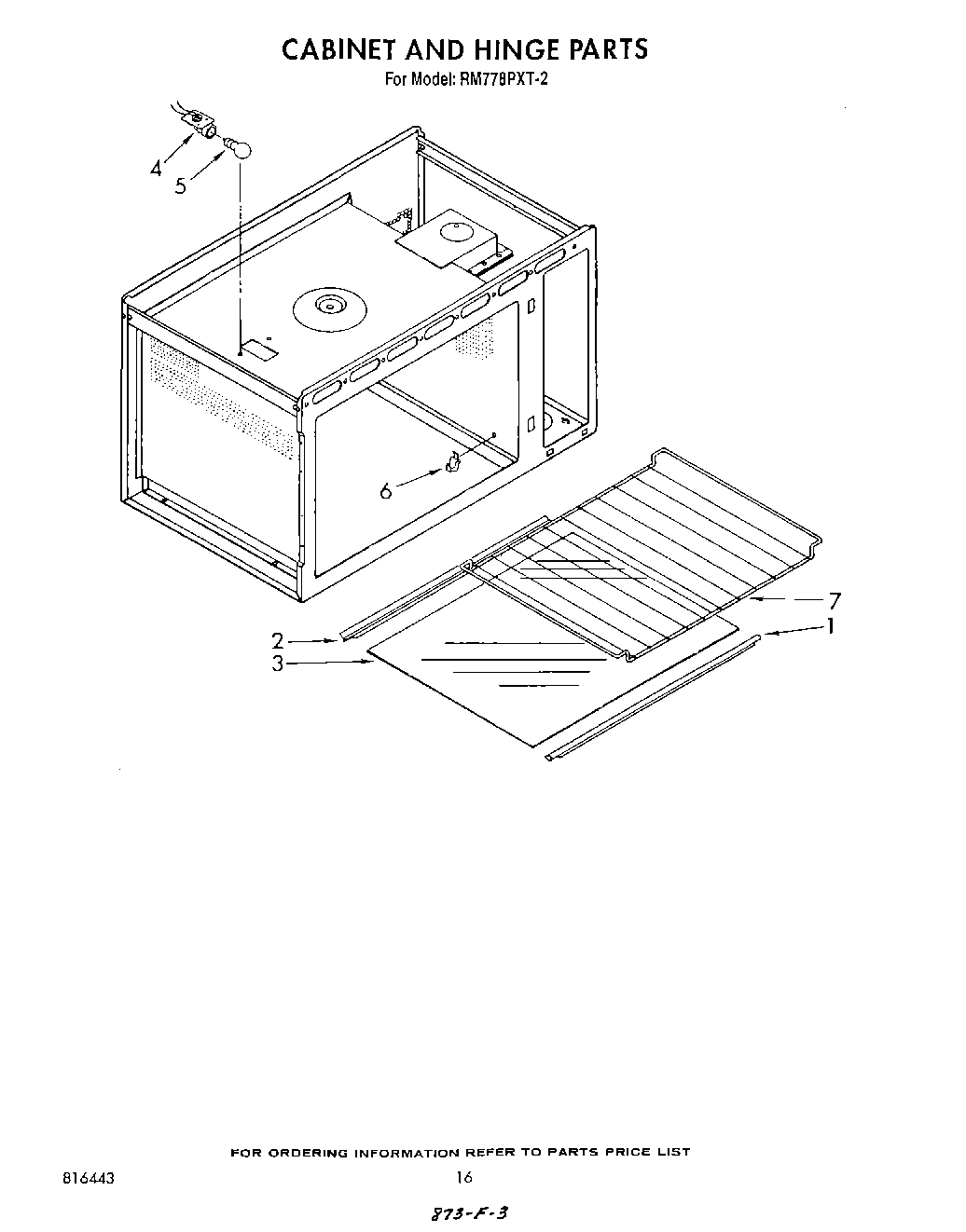 11 - CABINET AND HINGE