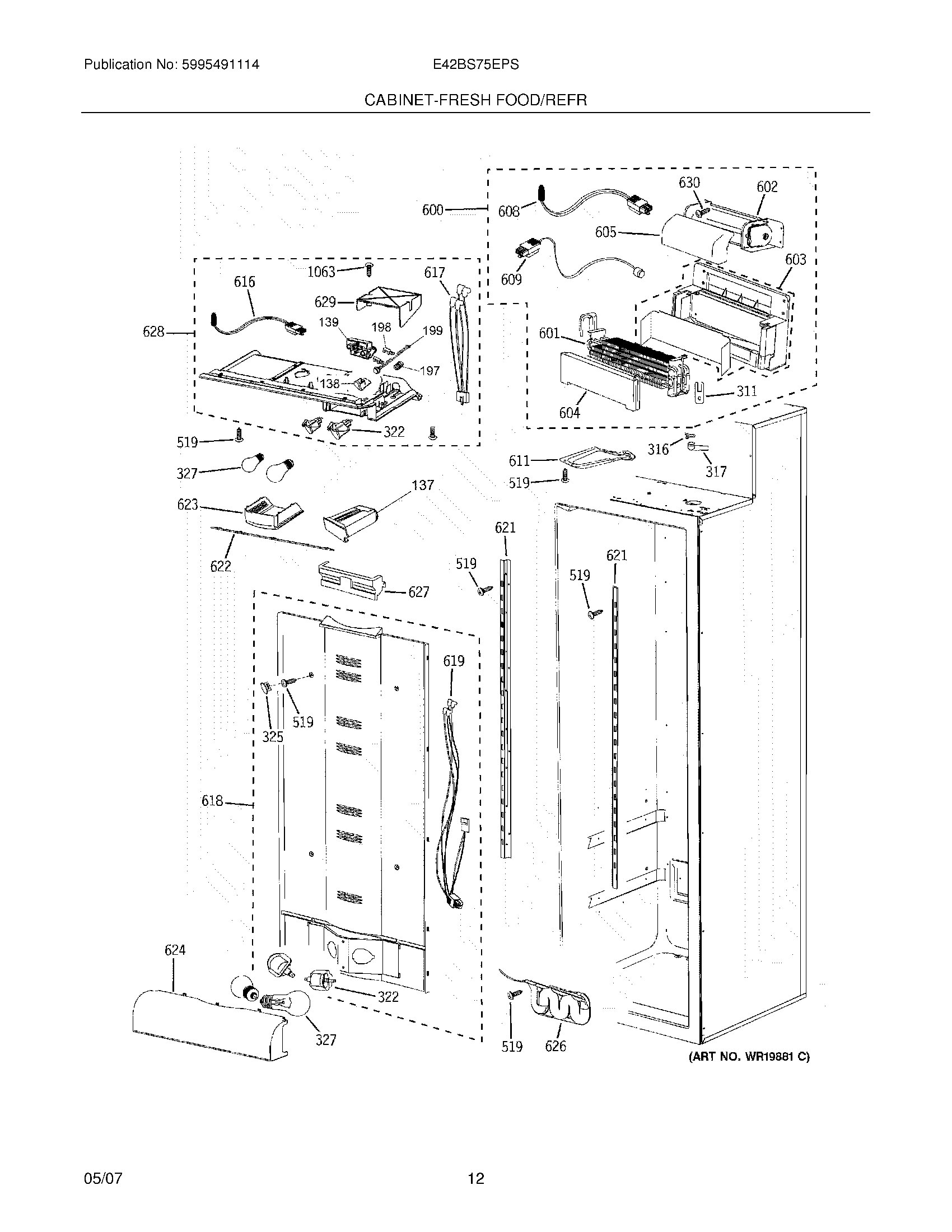 13 - CABINET-FRESH FOOD/REFR
