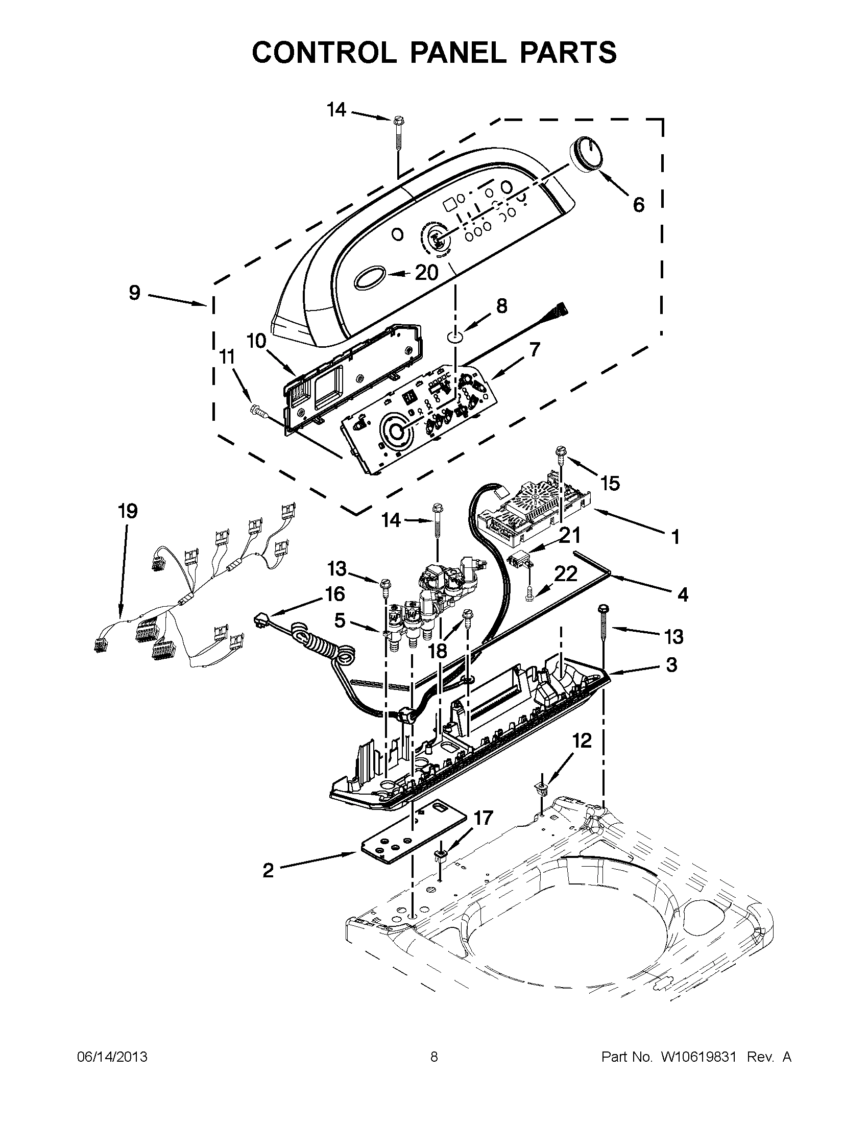 04 - CONTROL PANEL PARTS