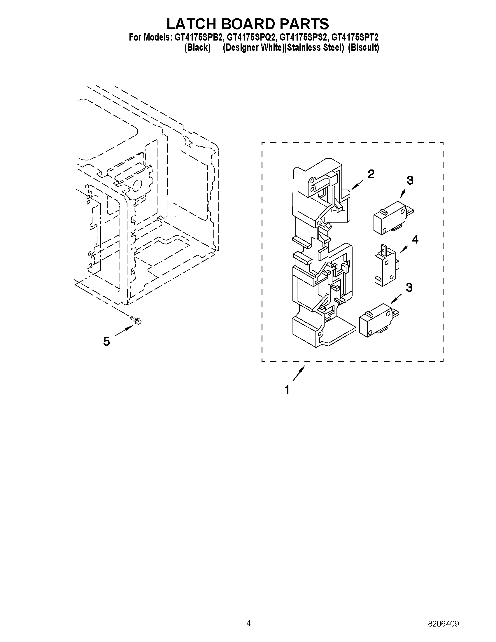04 - LATCH BOARD PARTS