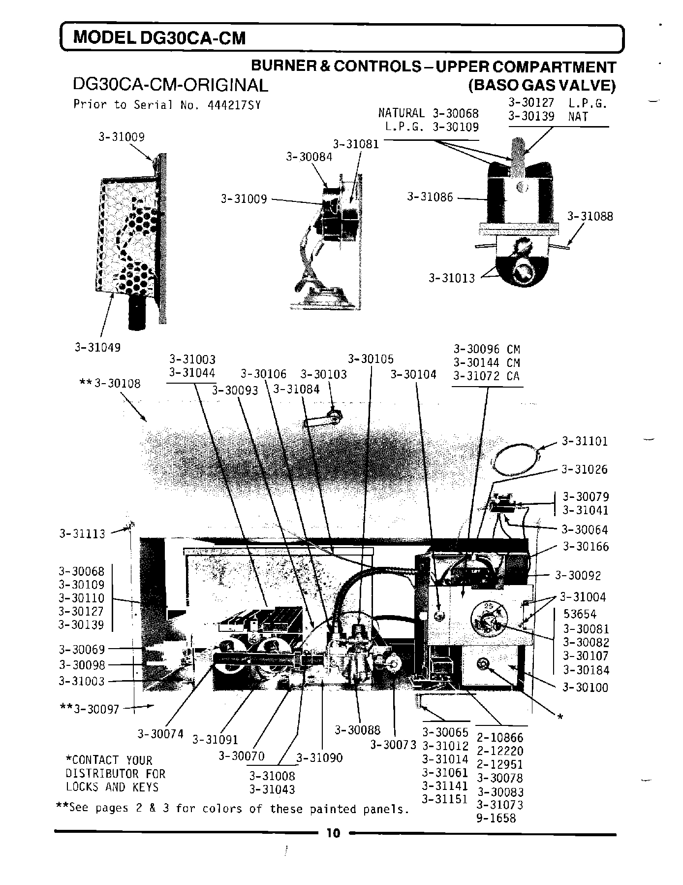 05 - BURNER & CONTROLS-UPPER COMPARTMENT