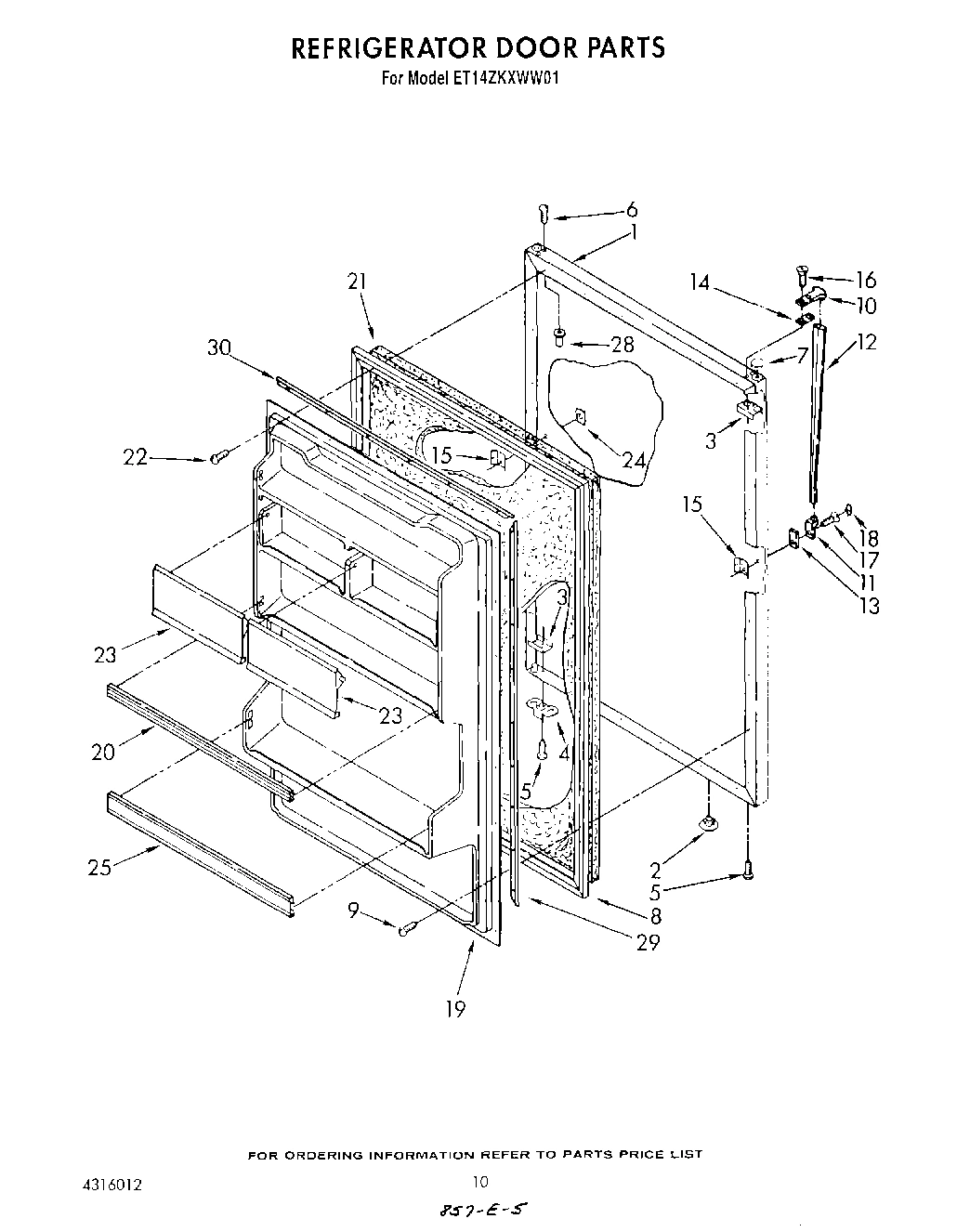 08 - REFRIGERATOR DOOR , LIT/OPTIONAL