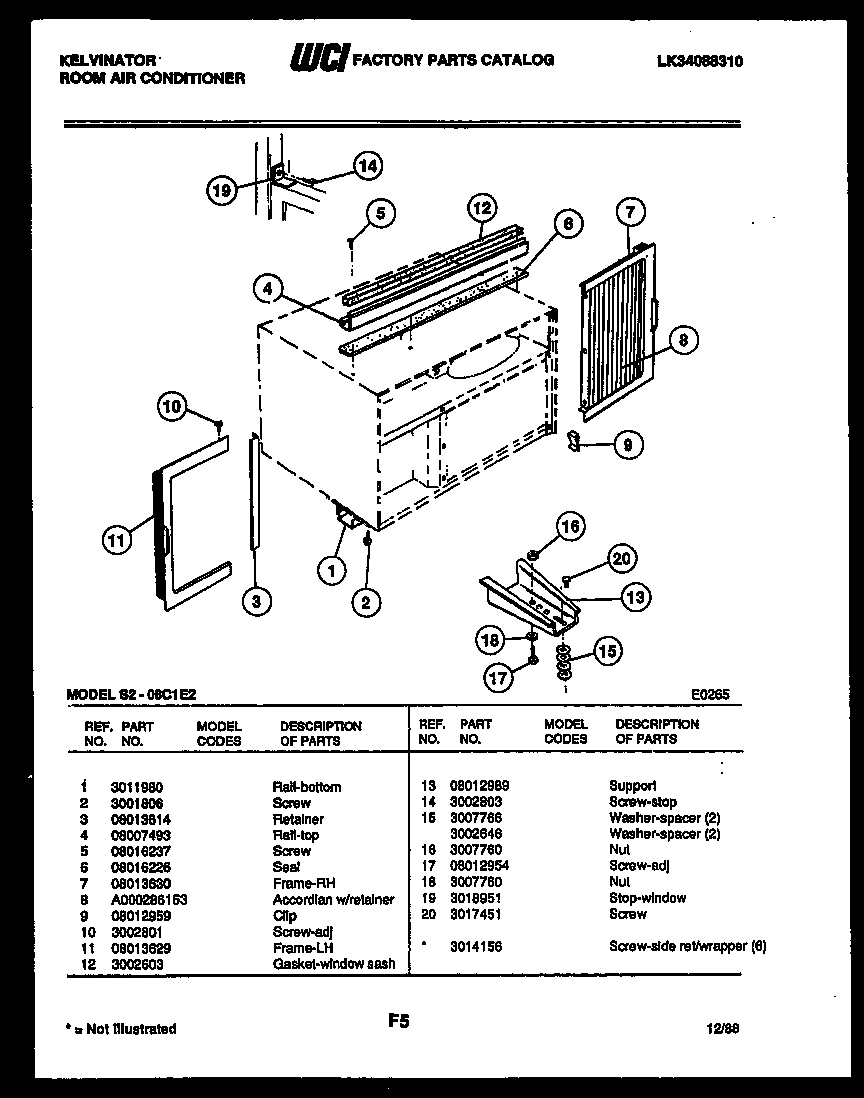 06 - CABINET AND INSTALLATION PARTS