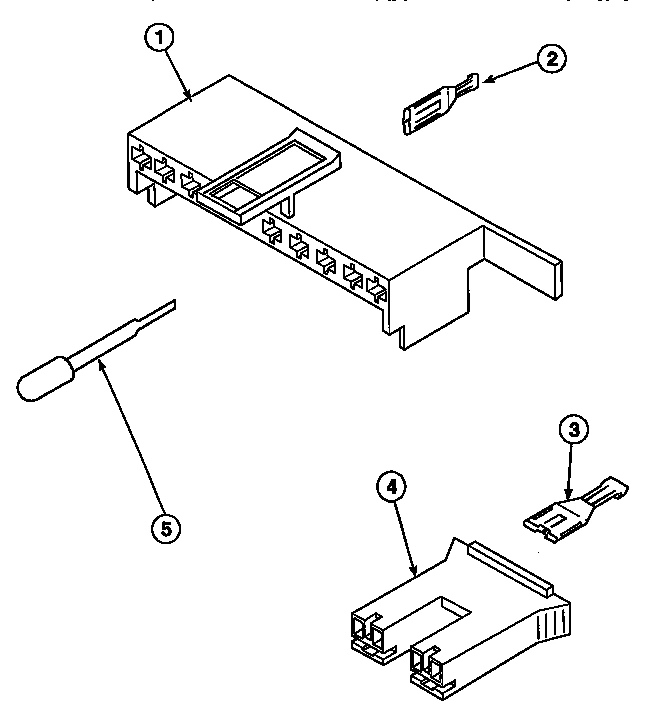12 - MIXING VALVE & MOTOR CONN BLOCKS, TERM