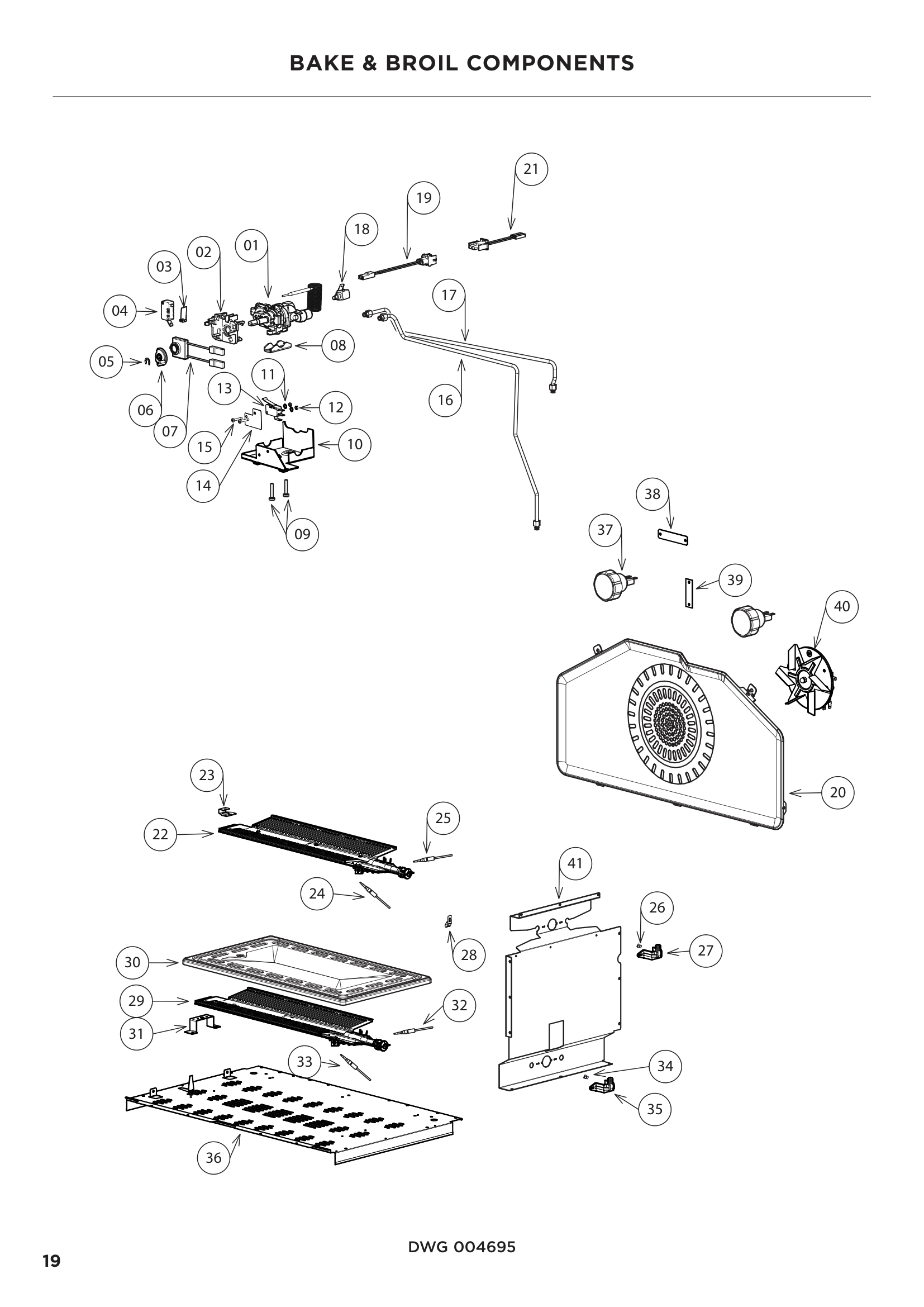 BAKE & BROIL COMPONENTS