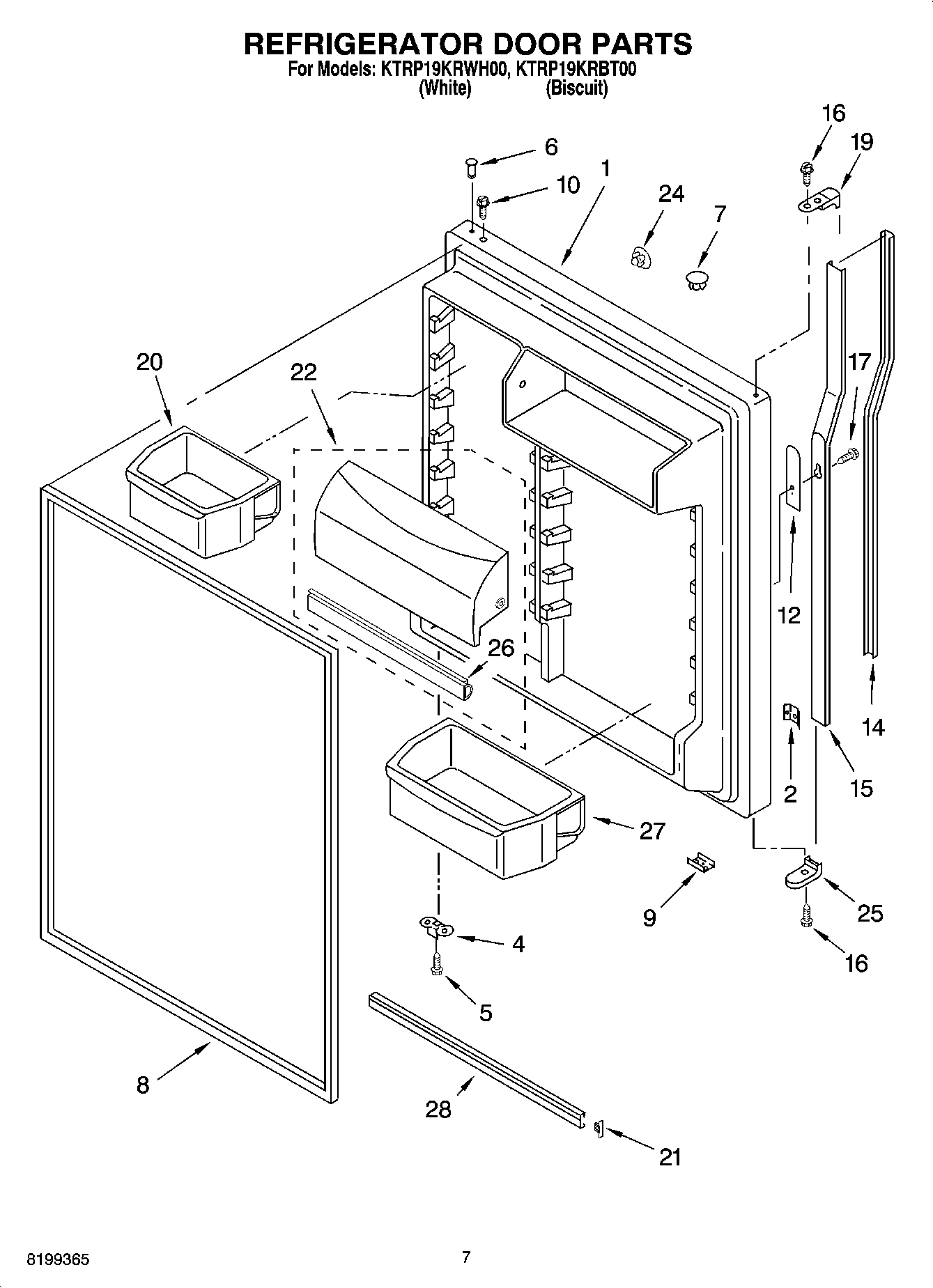 04 - REFRIGERATOR DOOR PARTS