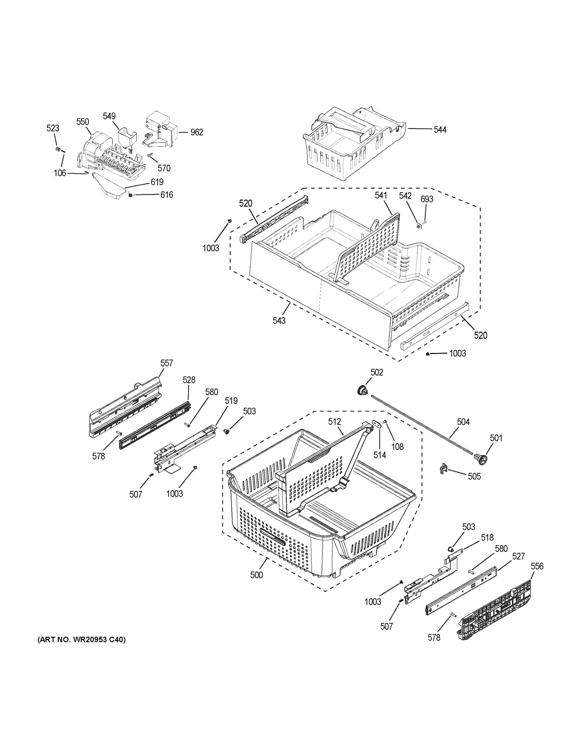 FREEZER SHELVES