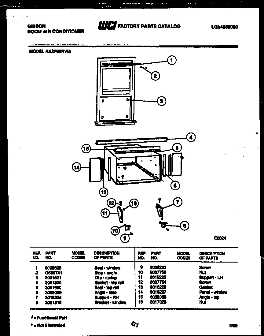 06 - CABINET AND INSTALLATION PARTS