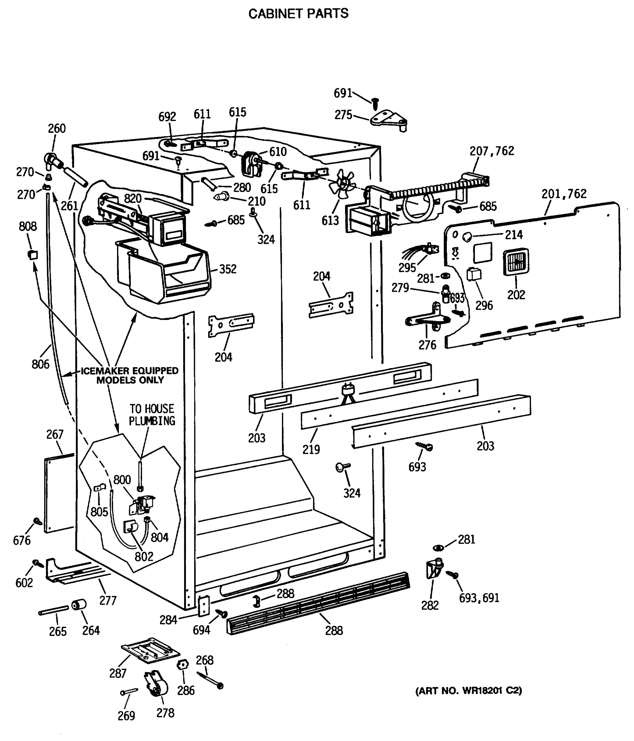 CABINET PARTS