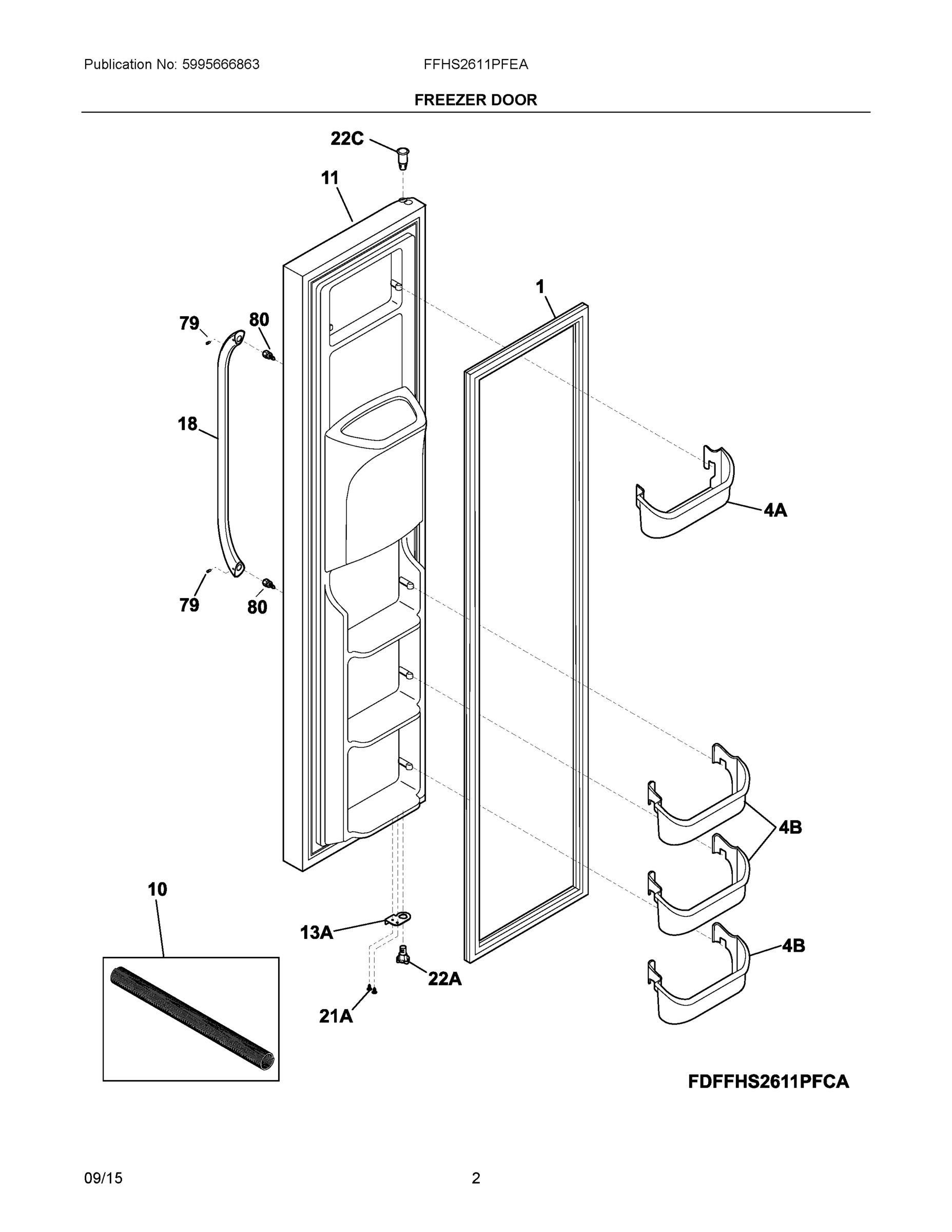 02 - FREEZER DOOR