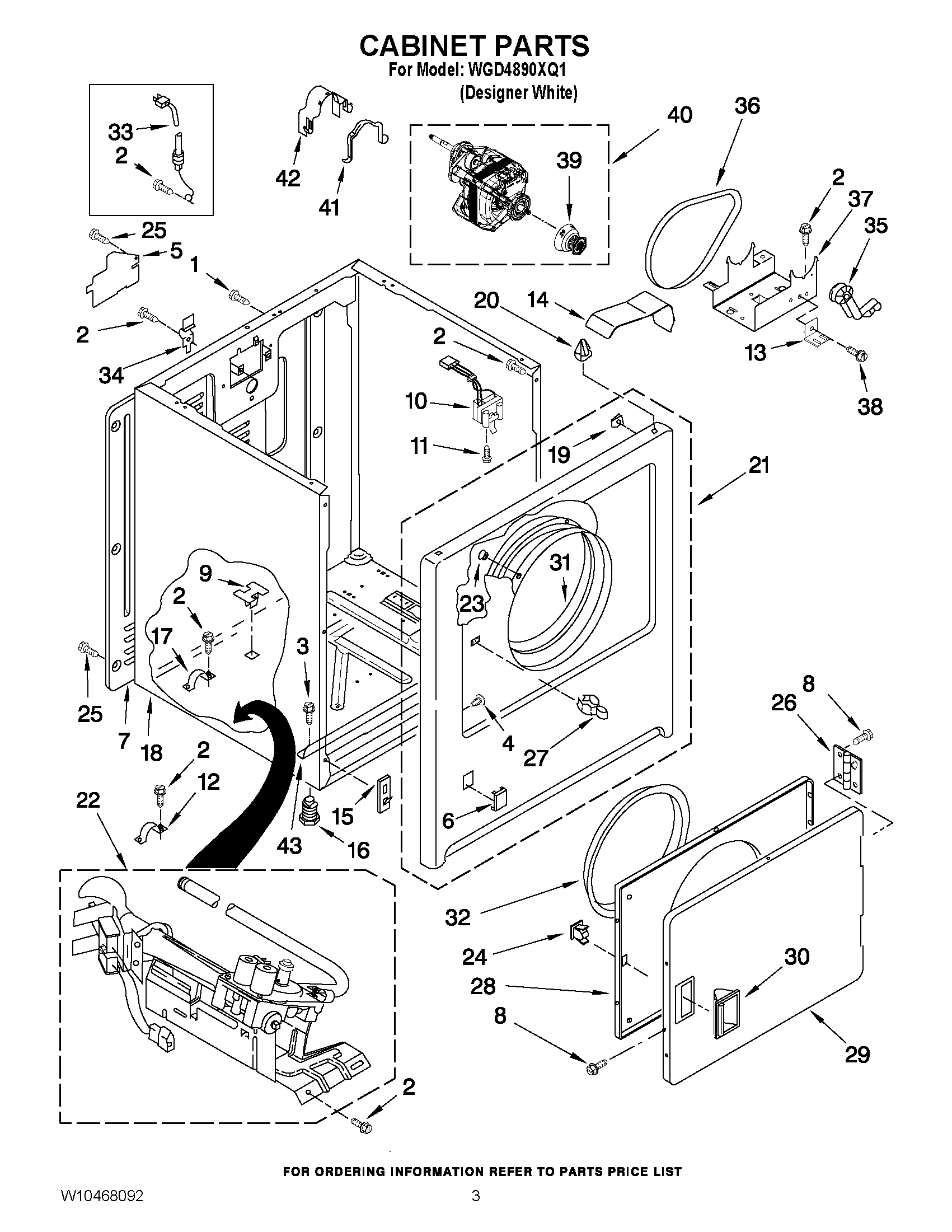 02 - CABINET PARTS