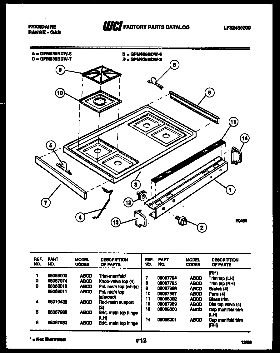 03 - COOKTOP PARTS