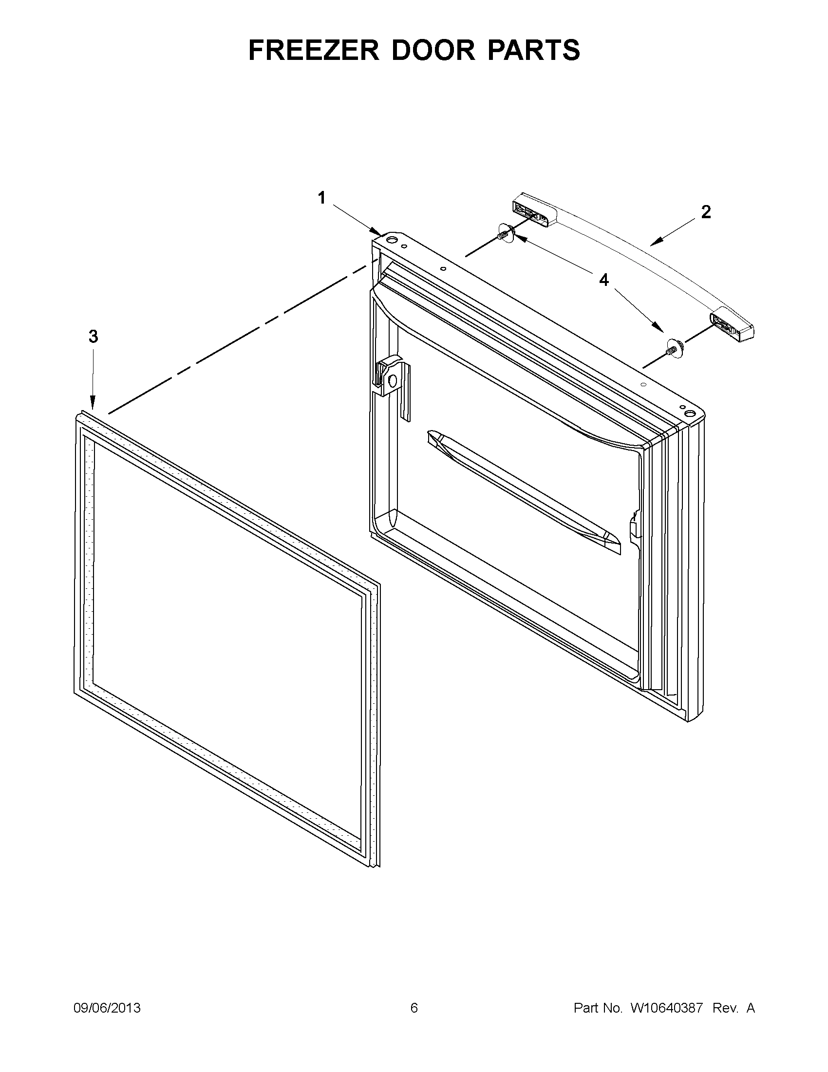 04 - FREEZER DOOR PARTS