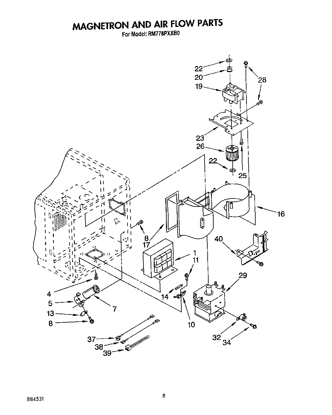 07 - MAGNETRON AND AIR FLOW, OPTIONAL