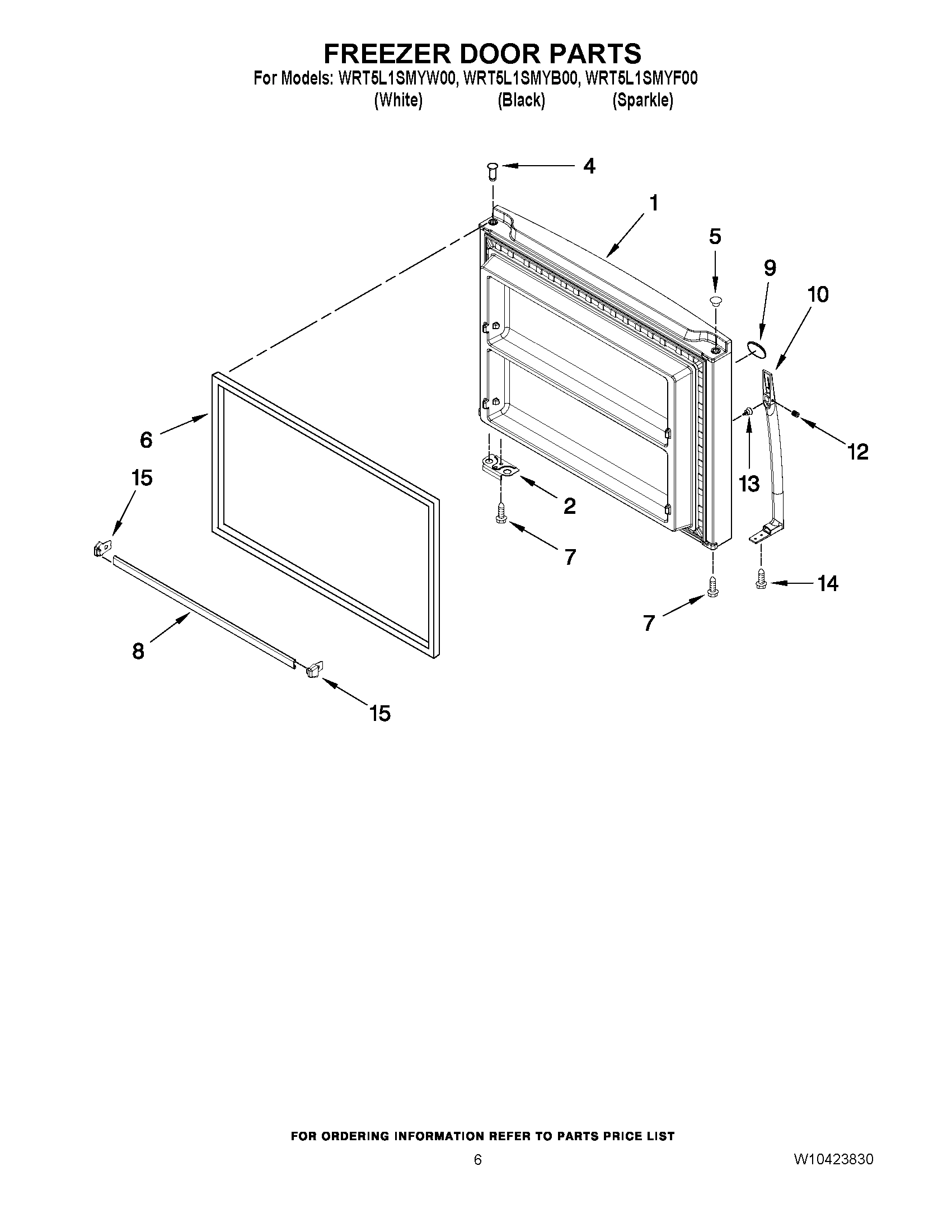 04 - FREEZER DOOR PARTS