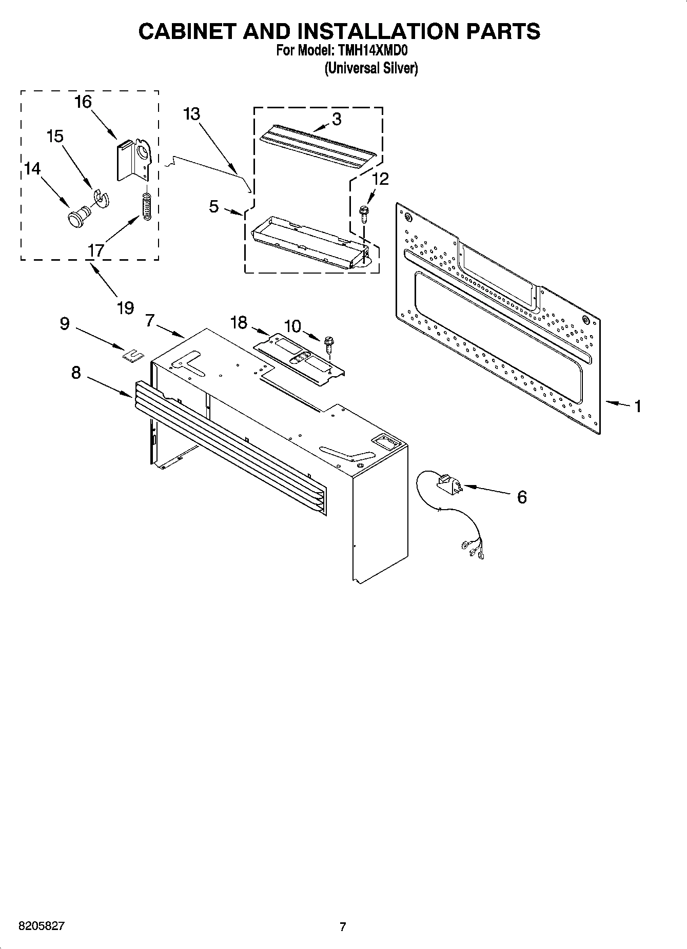 06 - CABINET AND INSTALLATION PARTS