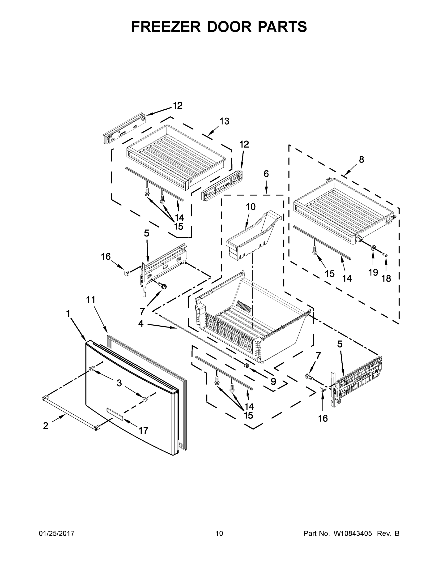 06 - FREEZER DOOR PARTS