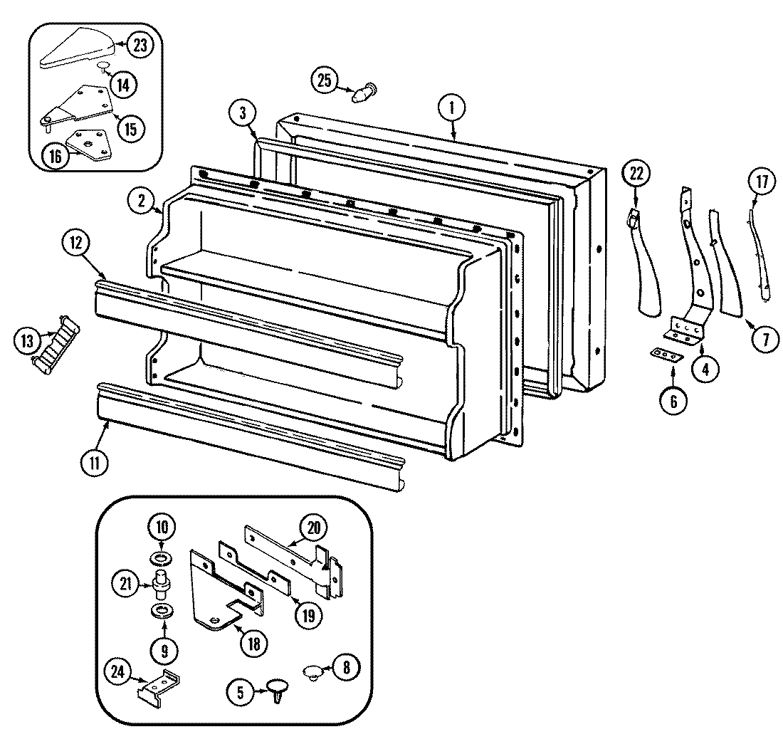 02 - FREEZER DOOR